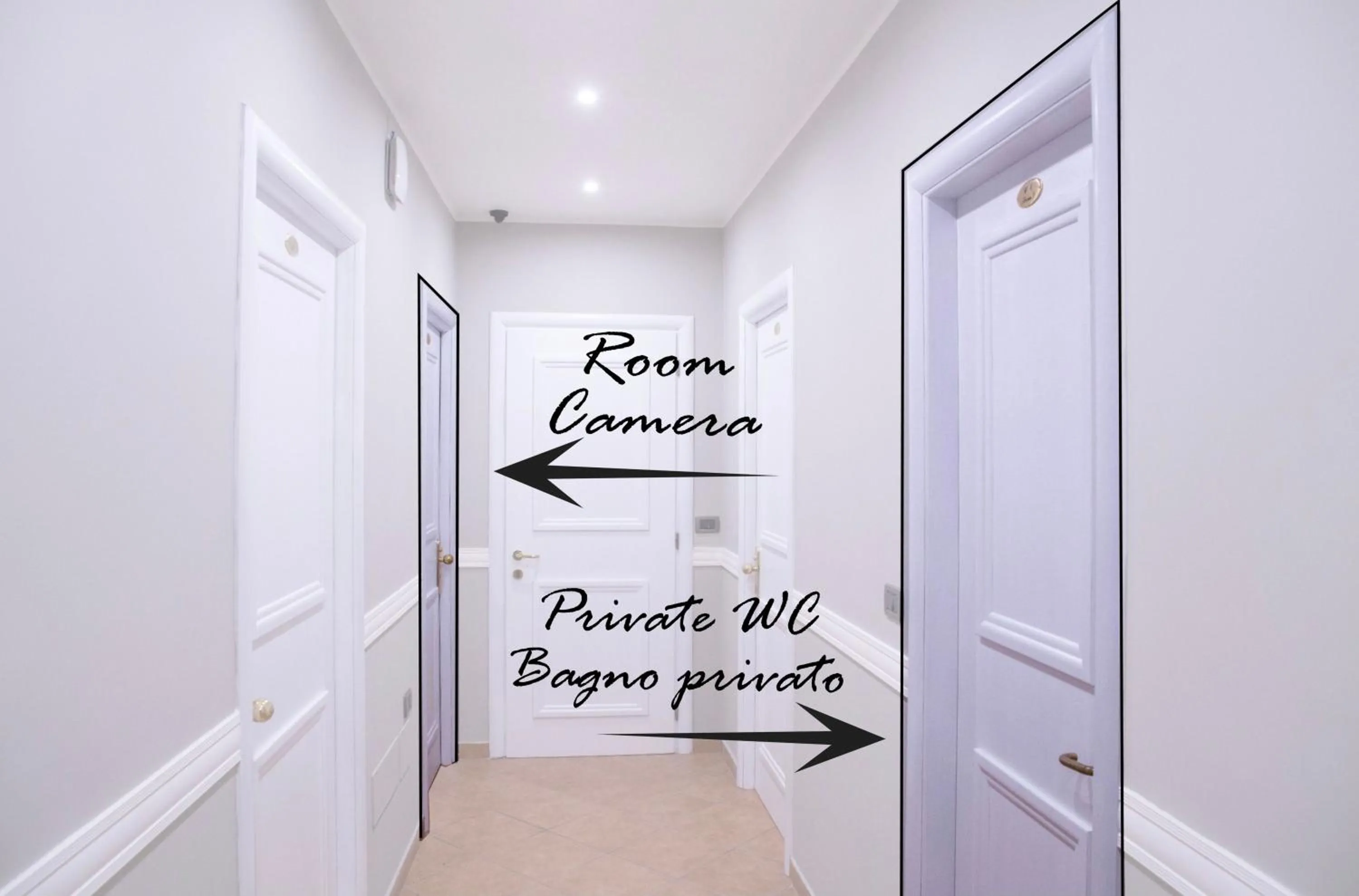 Toilet in Residenza Florentia