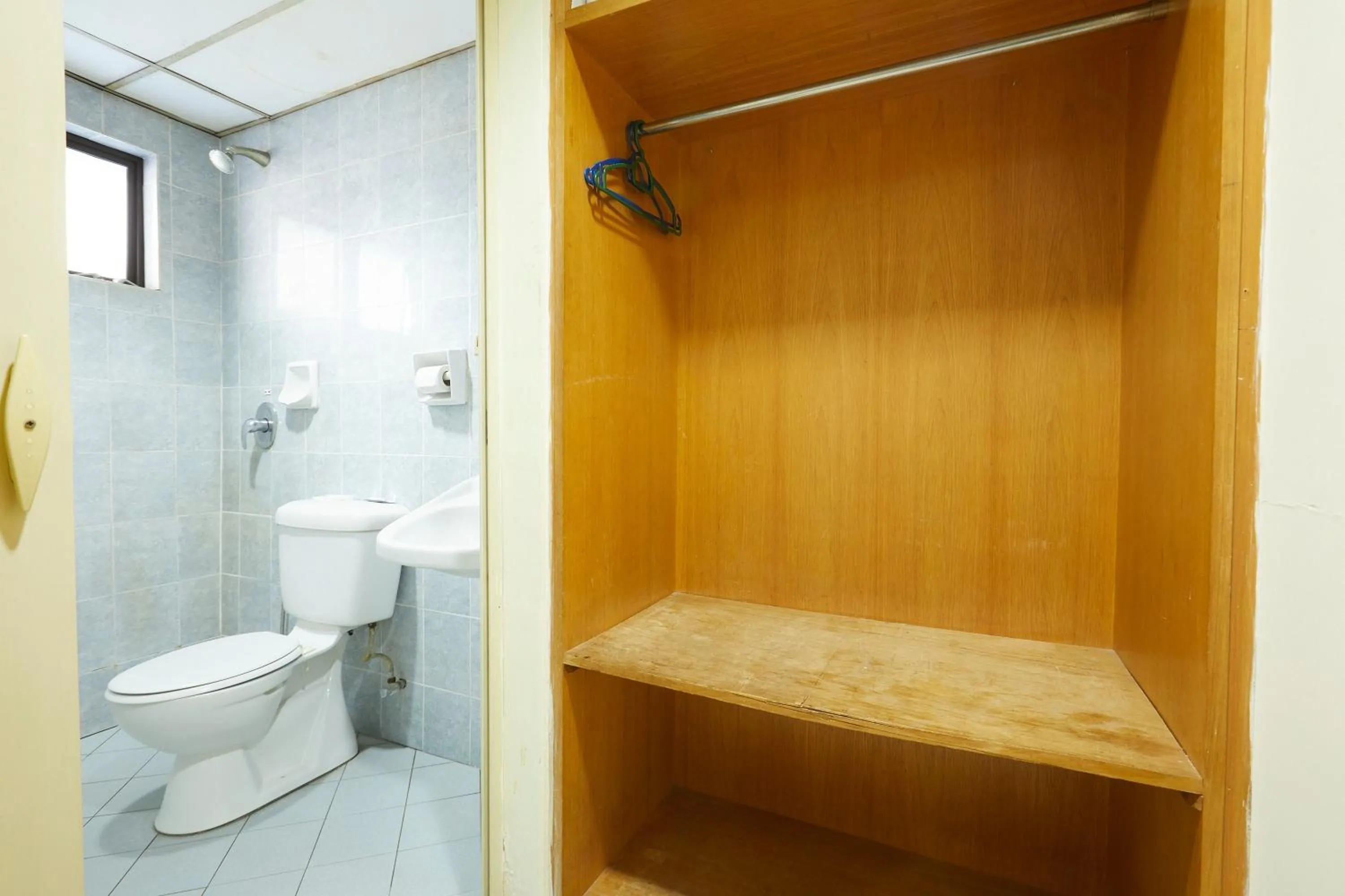 Bathroom in Tang City Hotel, Petaling Street, Merdeka PNB 118 Tower