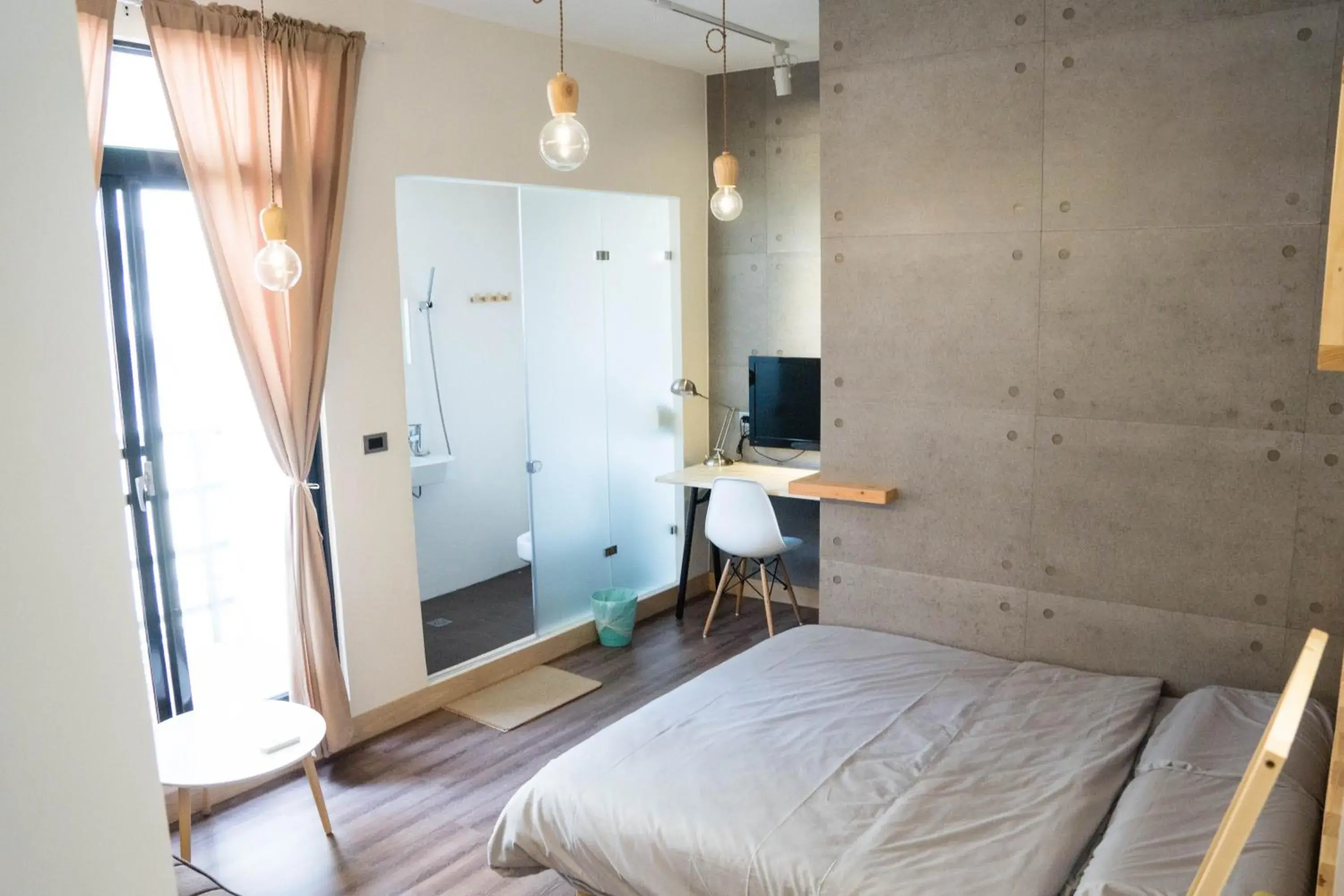 Balcony/Terrace, Bed in Hinoki Mansion Balcony/Terrace, Bed in Hinoki Mansion