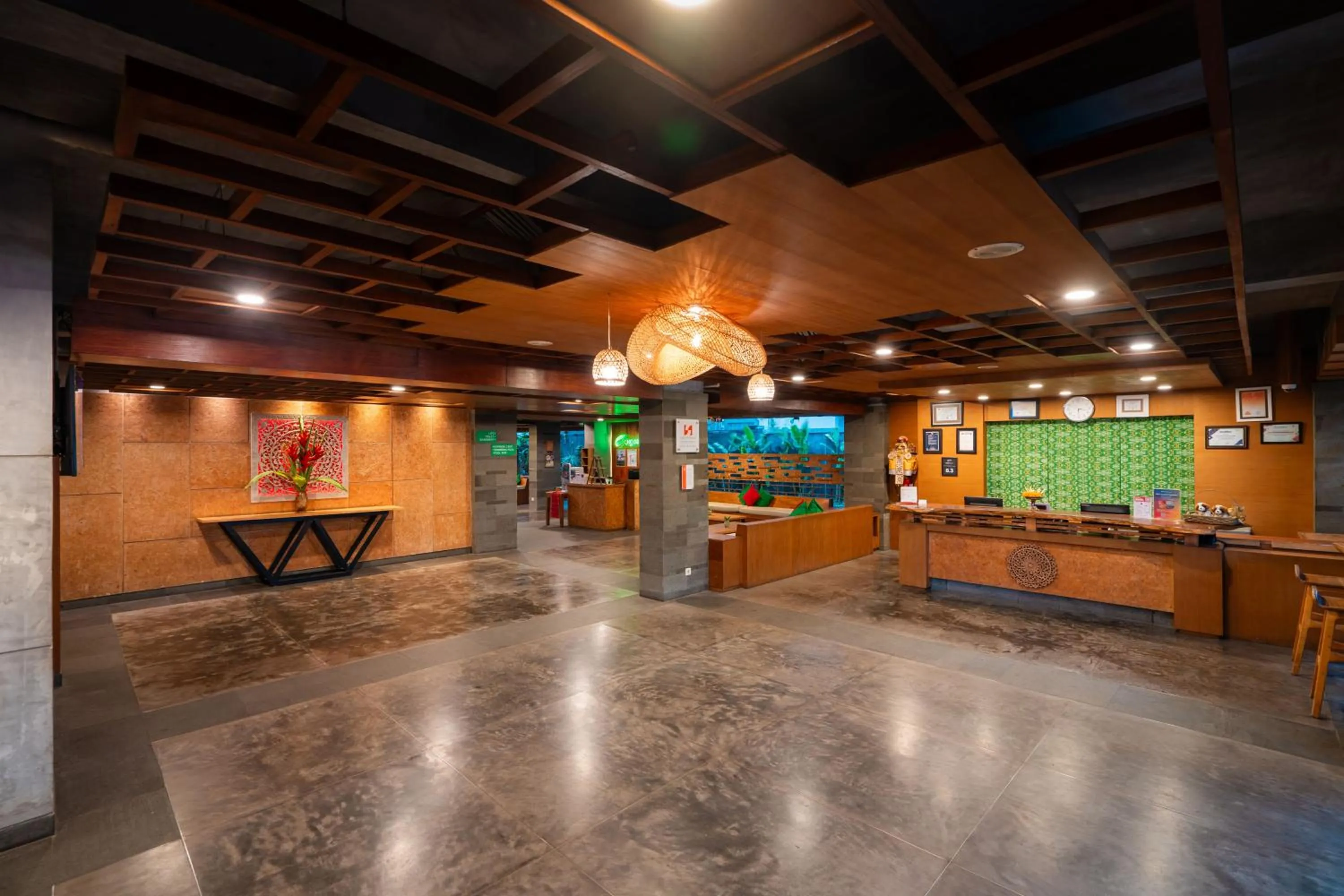 Lobby or reception in Swiss-Belexpress Kuta Legian