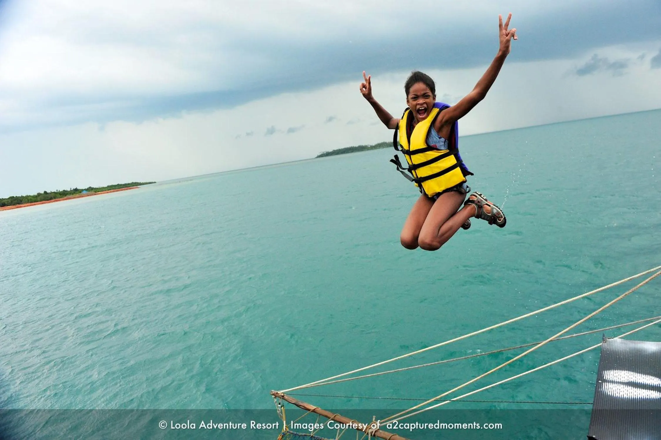 People in LooLa Adventure Resort