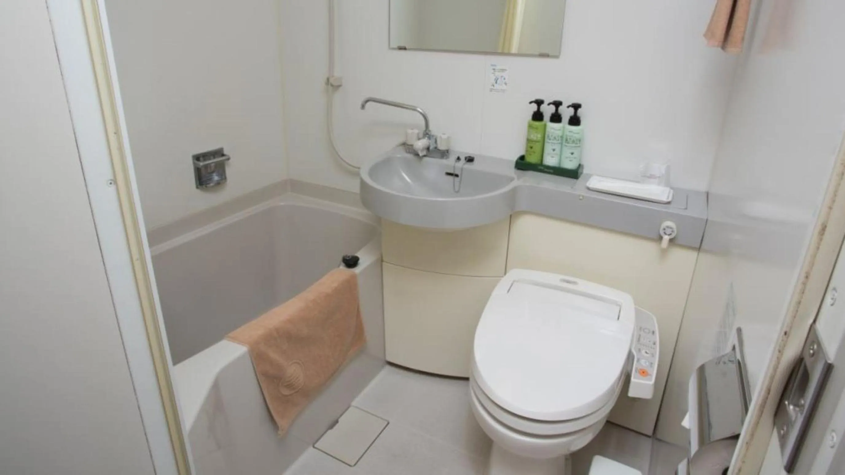 Bathroom in Center Hotel Toyota