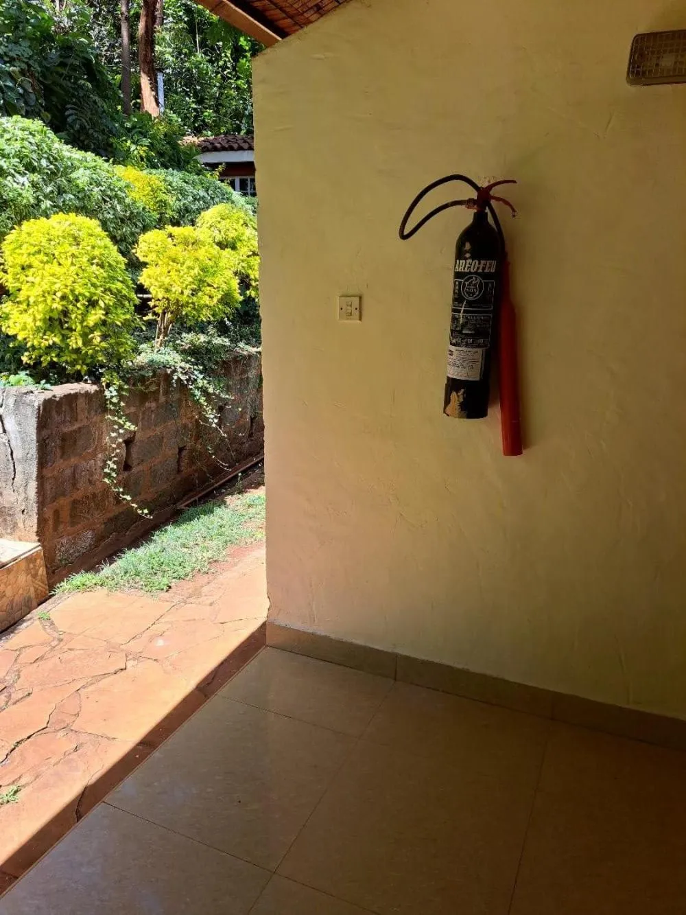 Garden view in Rosslyn Studios