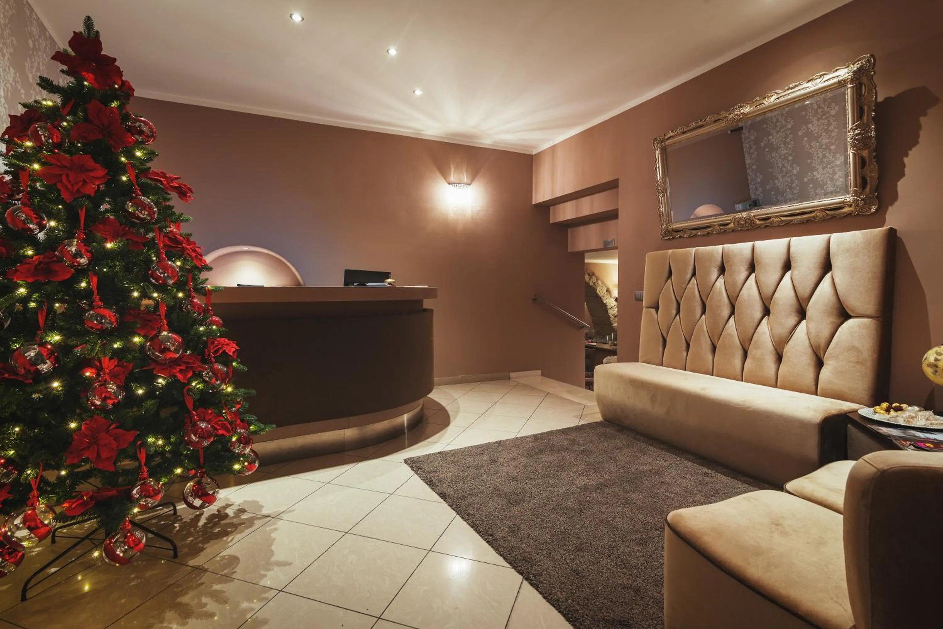 Lobby or reception in Hotel Centrale