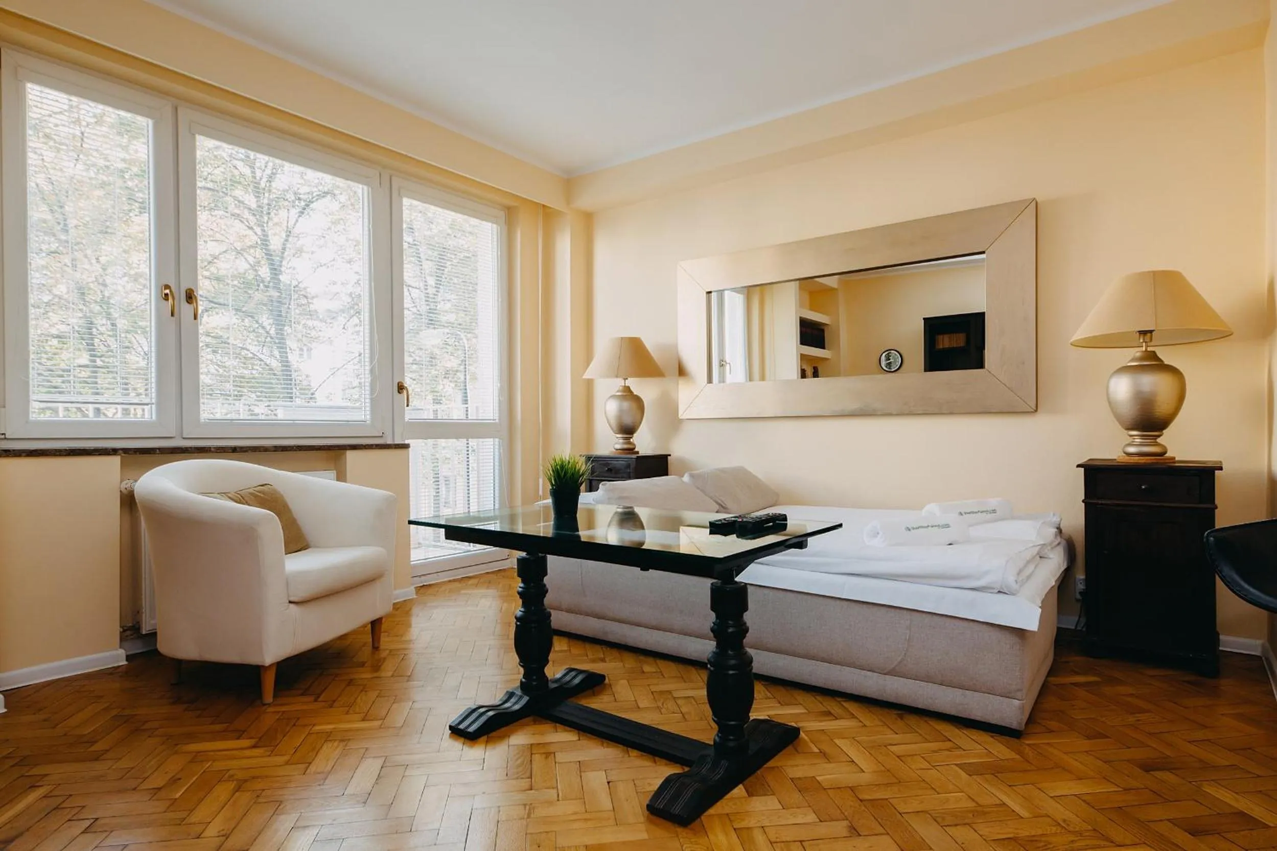 Bed in ShortStayPoland Warecka (B2)