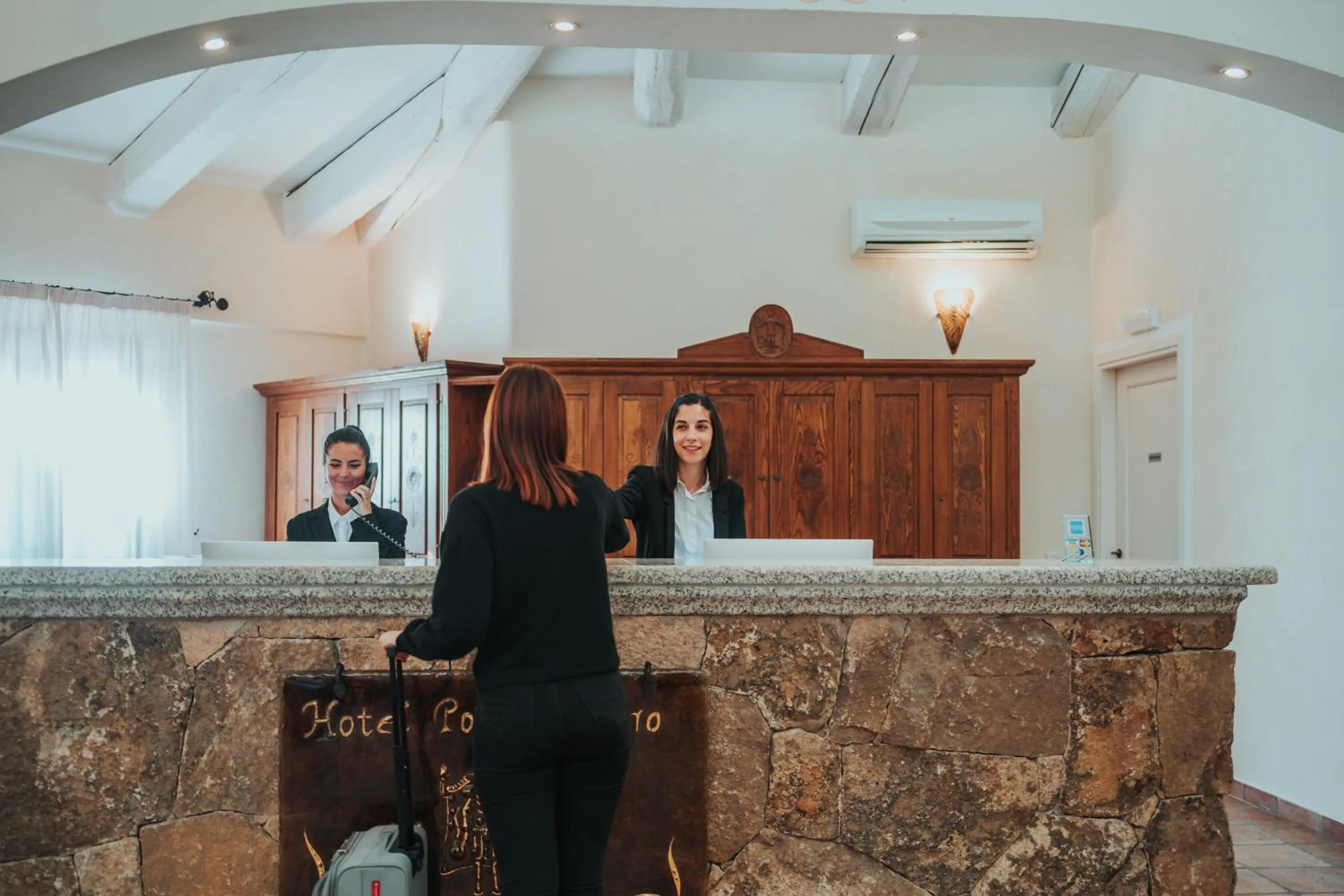 Lobby or reception in LH Hotel Pozzo Sacro