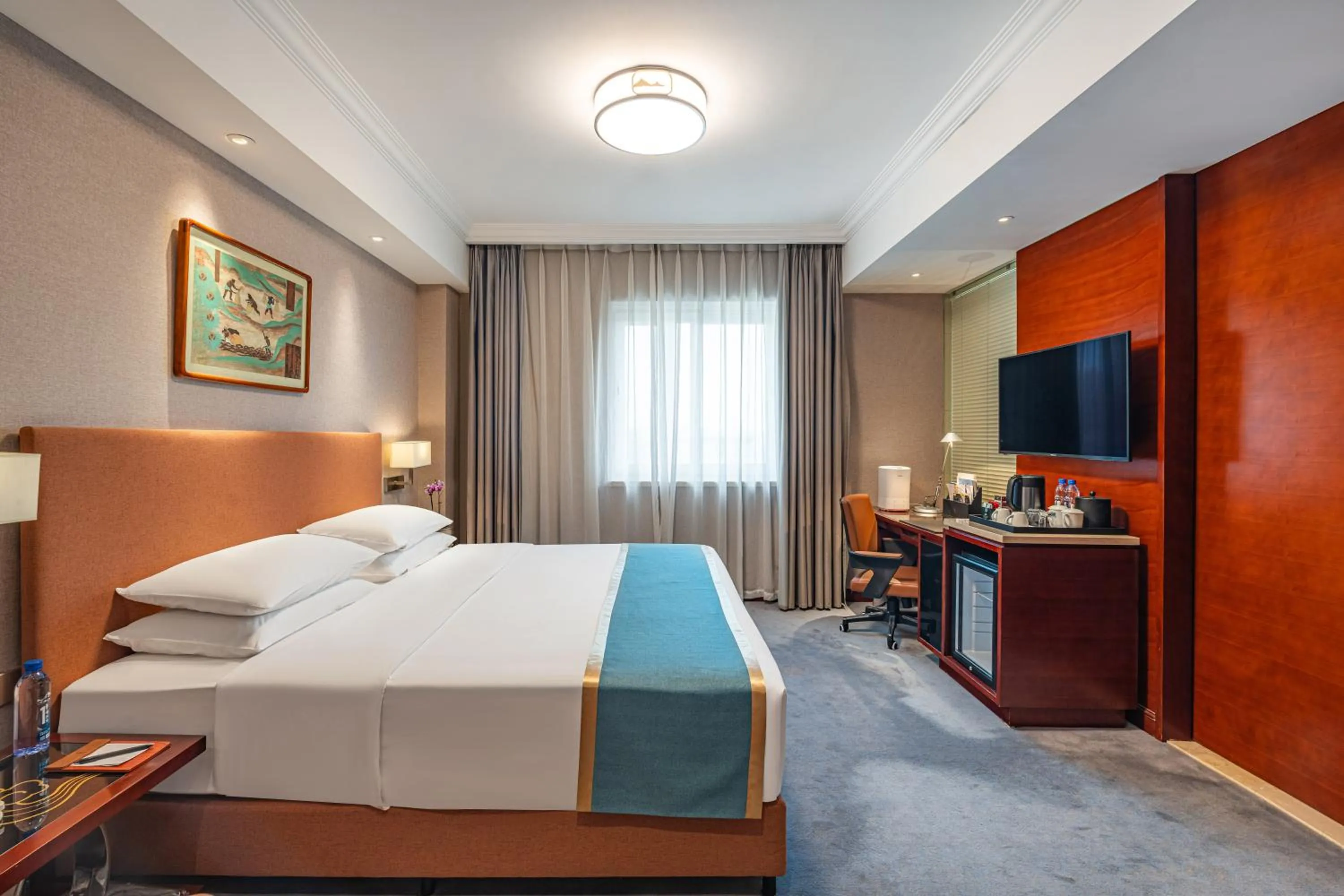 Photo of the whole room, Bed in Beijing Feitian Hotel