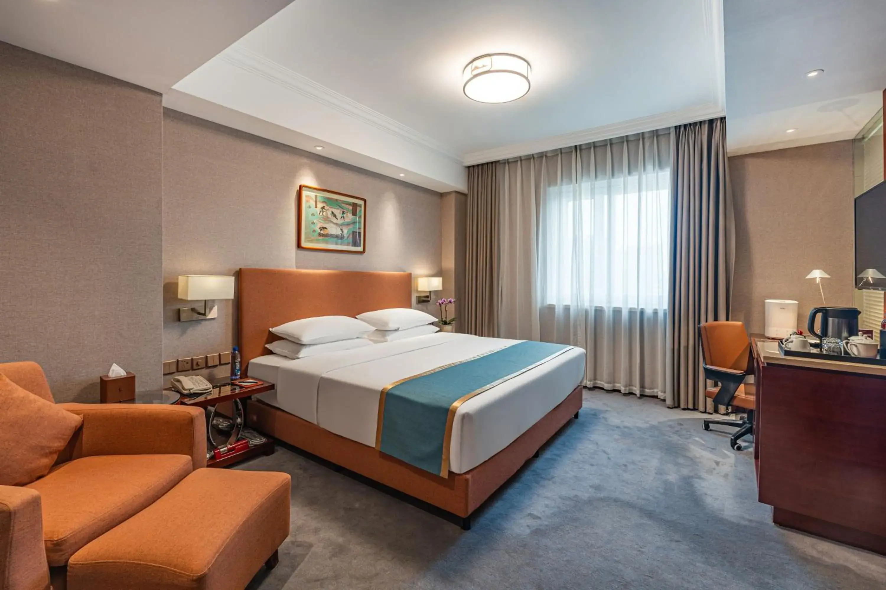 Photo of the whole room, Bed in Beijing Feitian Hotel Photo of the whole room, Bed in Beijing Feitian Hotel