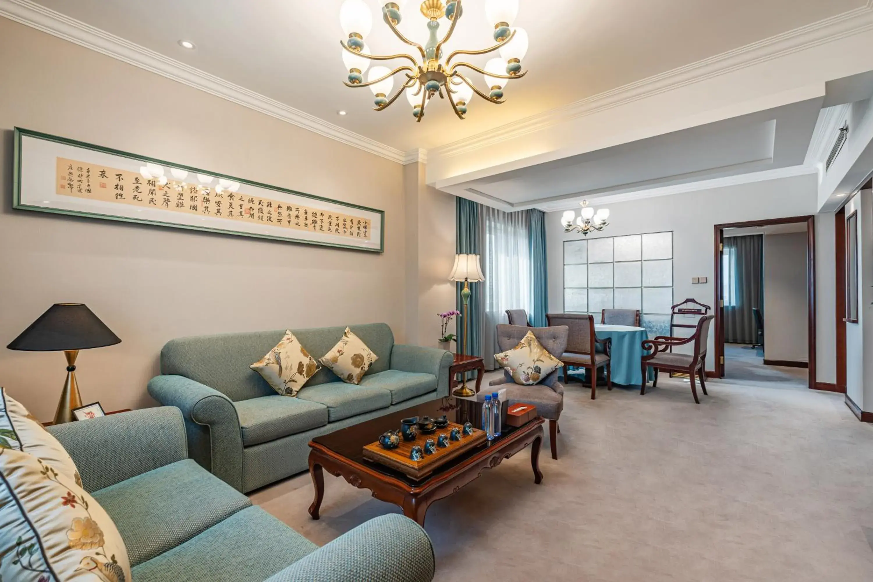 Living room in Beijing Feitian Hotel Living room in Beijing Feitian Hotel