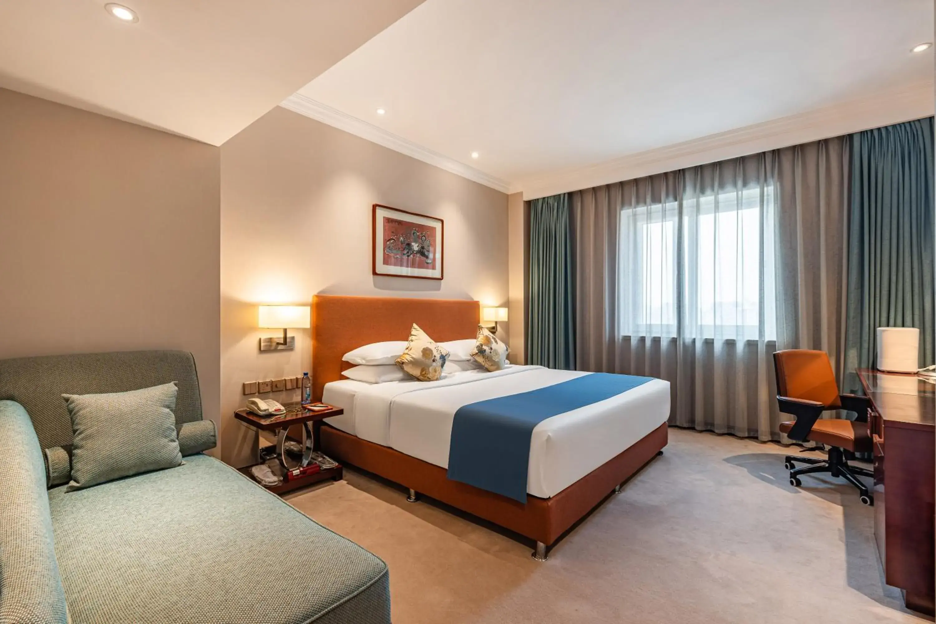 Bedroom, Bed in Beijing Feitian Hotel Bedroom, Bed in Beijing Feitian Hotel