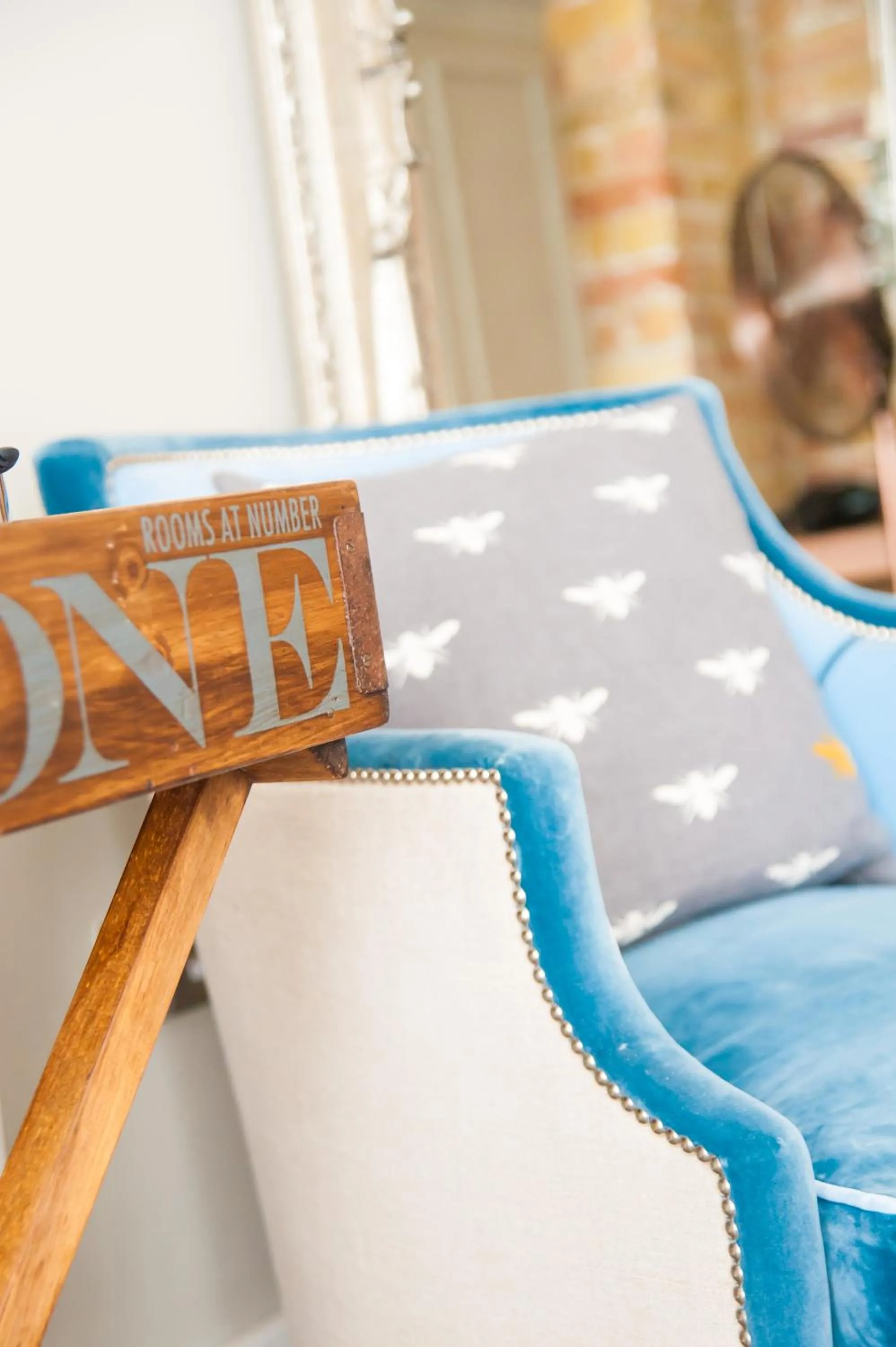 Decorative detail in Rooms at number one