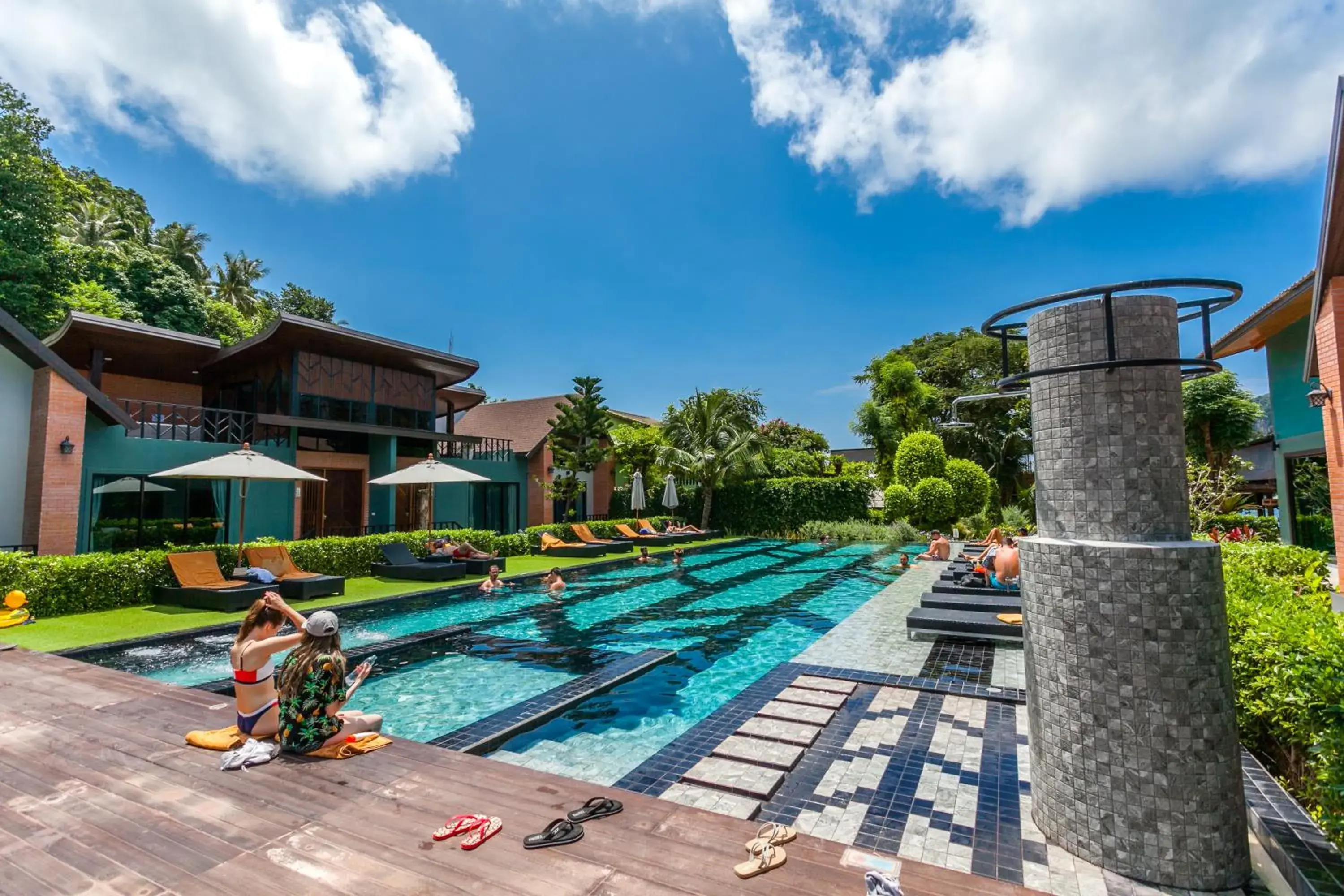 Swimming pool in ChaoKoh Phi Phi Hotel and Resort- SHA Extra Plus Swimming pool in ChaoKoh Phi Phi Hotel and Resort- SHA Extra Plus