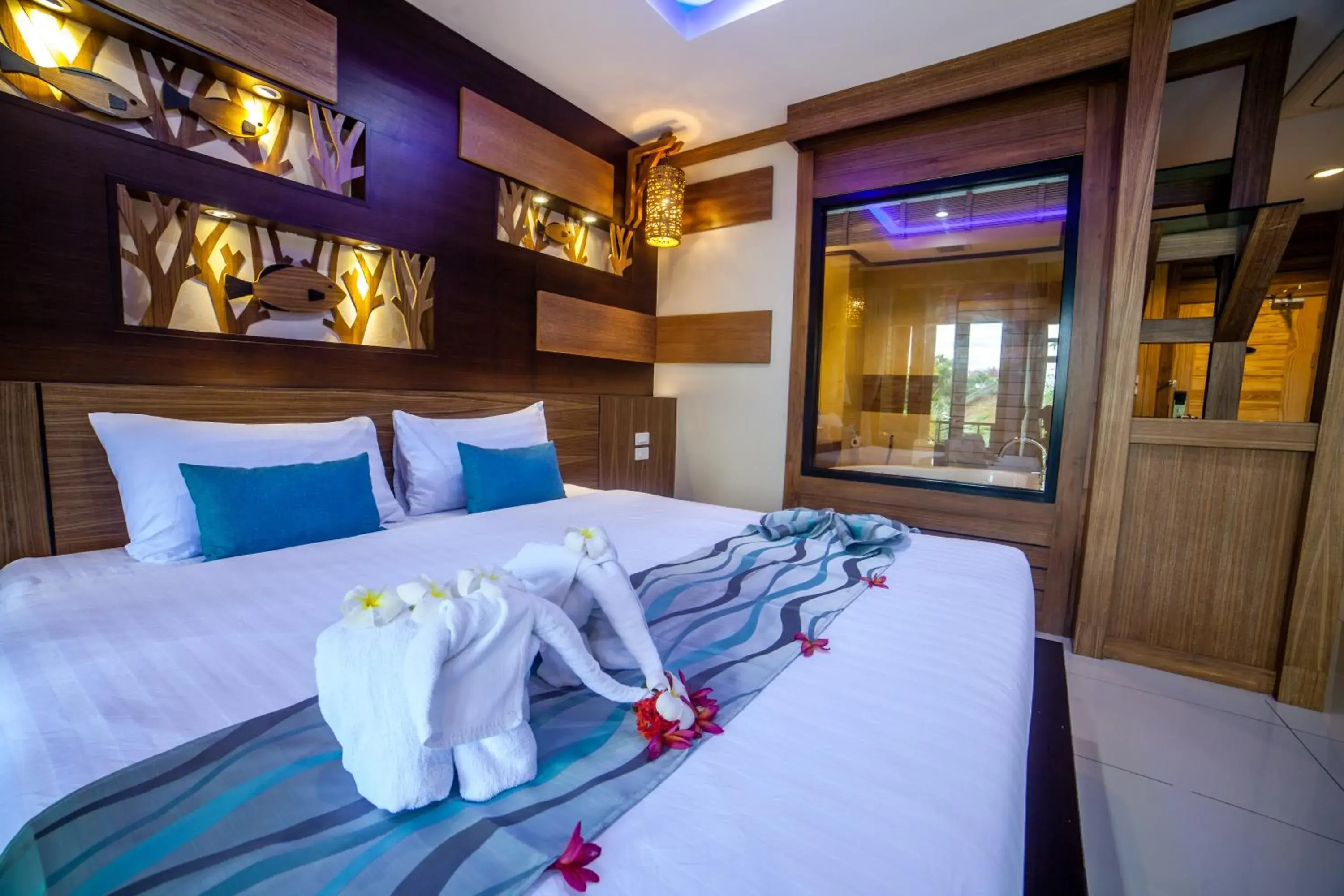 Bed in ChaoKoh Phi Phi Hotel and Resort- SHA Extra Plus Bed in ChaoKoh Phi Phi Hotel and Resort- SHA Extra Plus