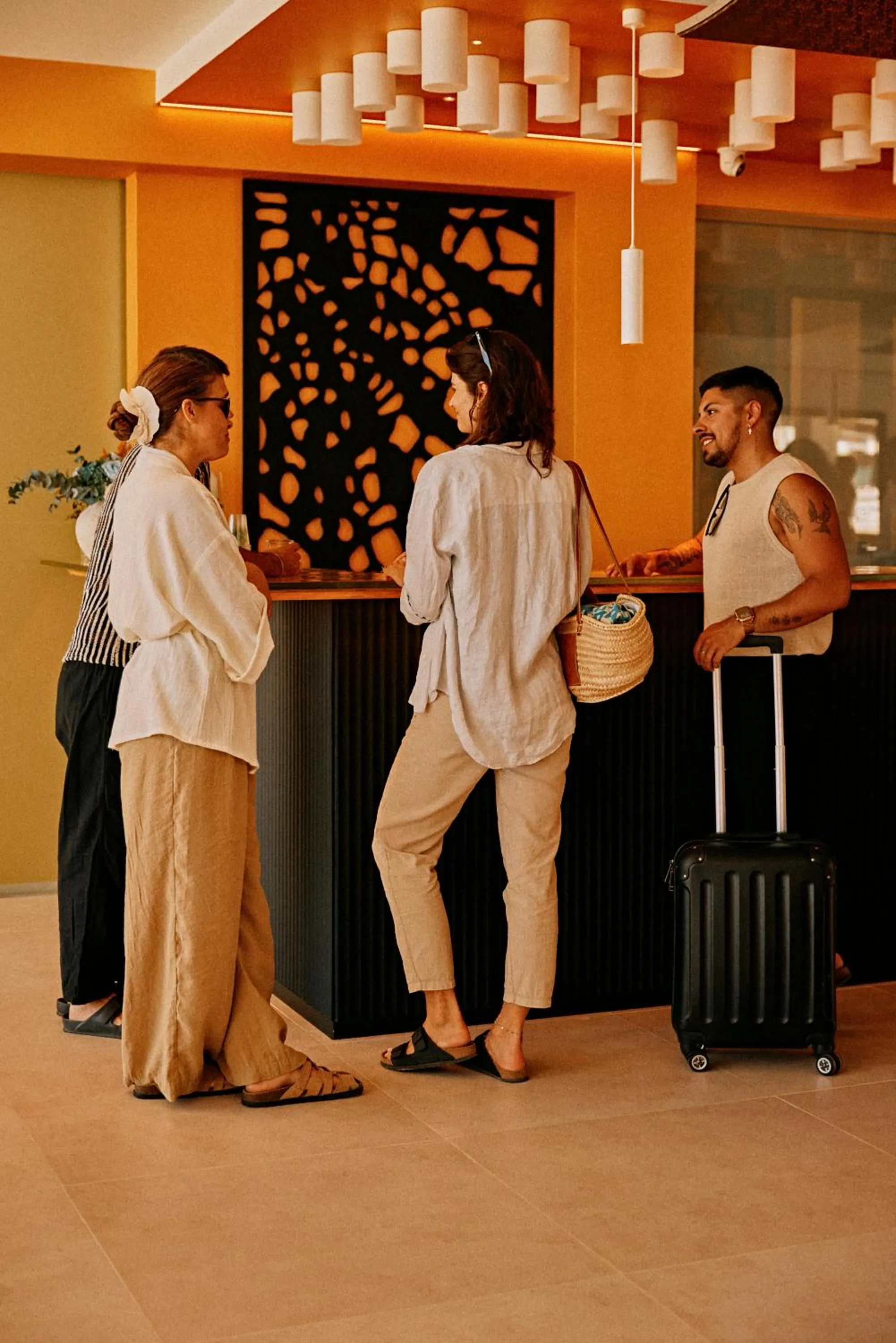 Lobby or reception in Hotel Simbad Ibiza