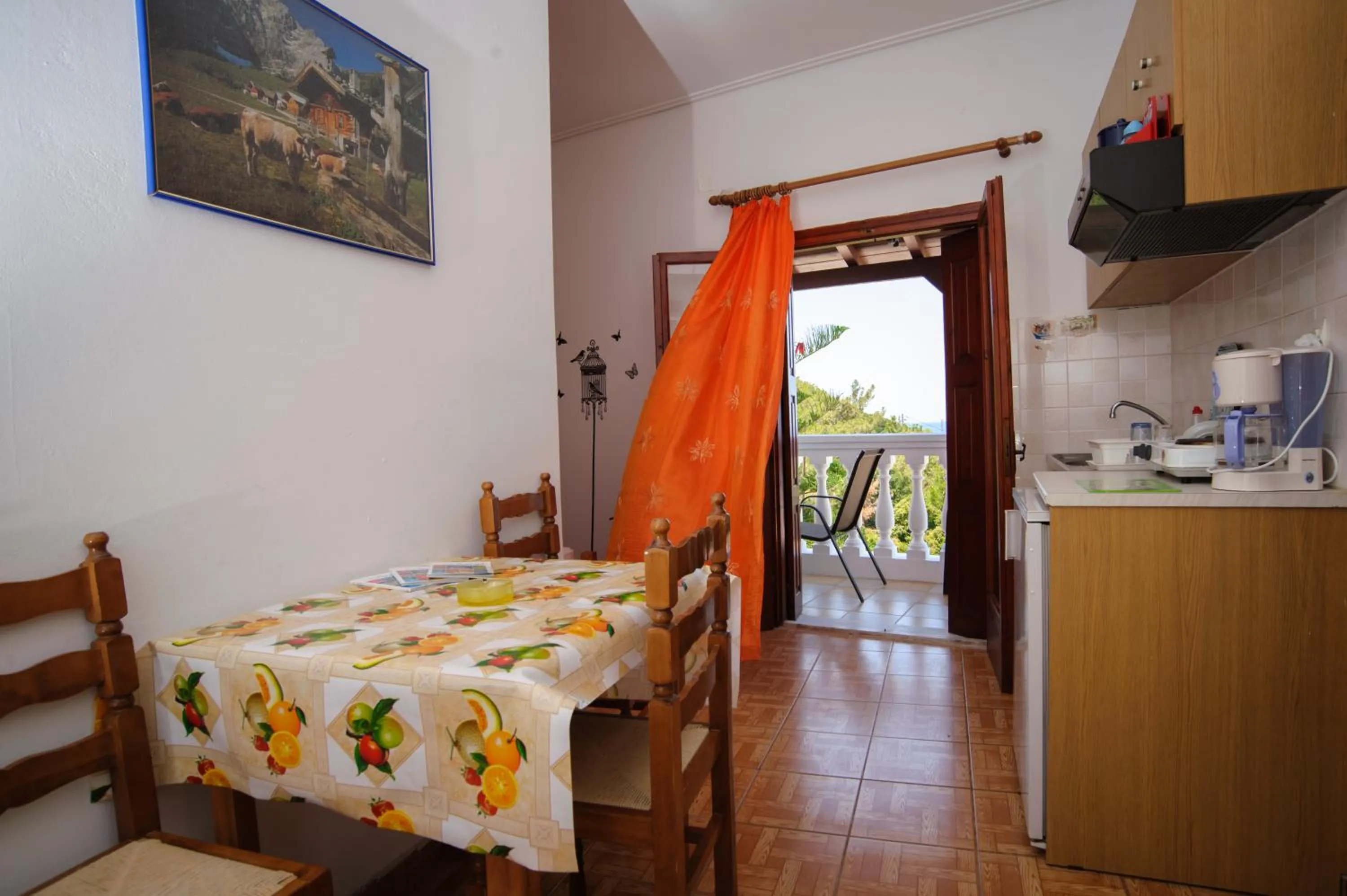 Balcony/Terrace, Bed in Athina Studios