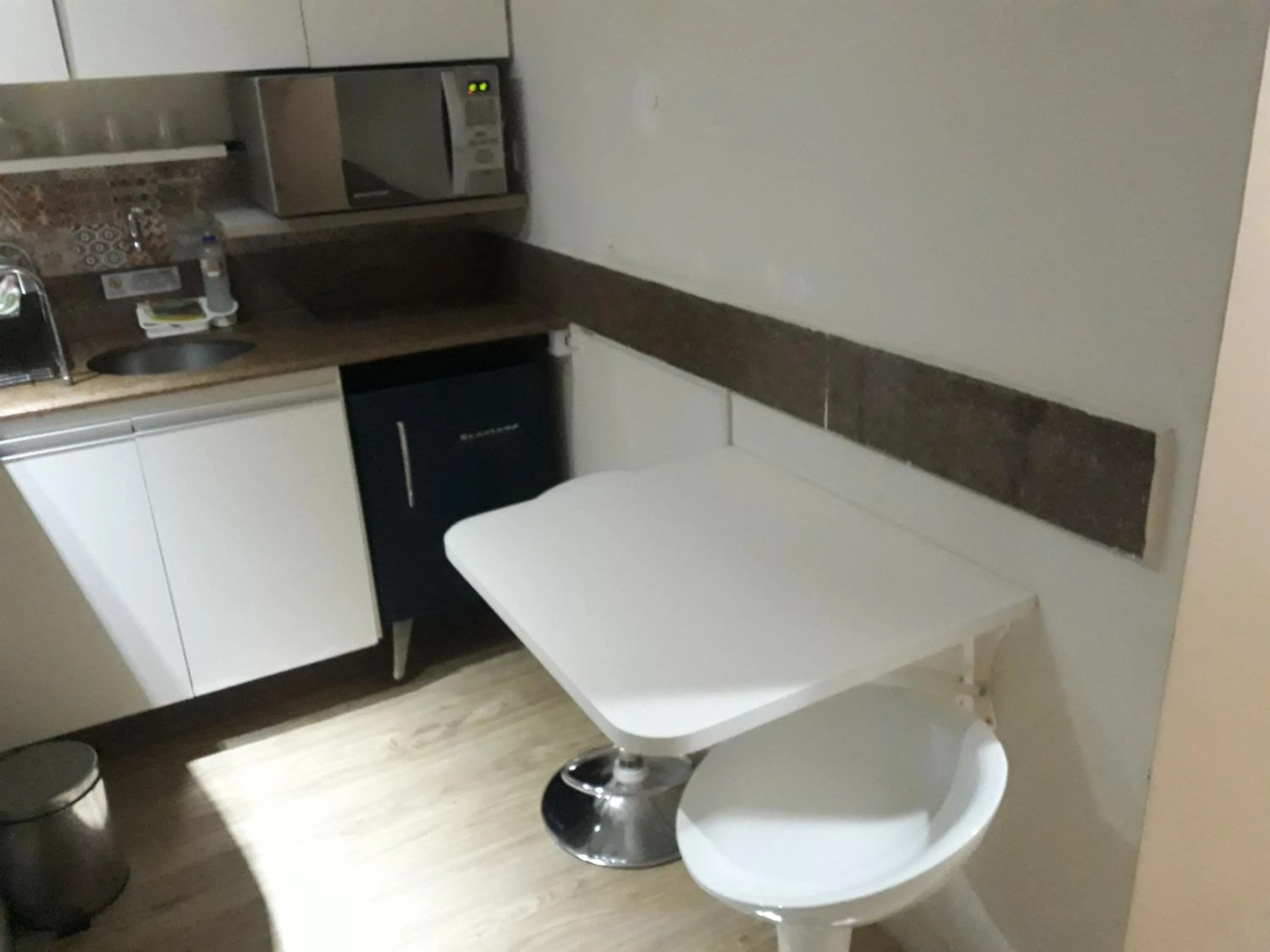 Kitchen or kitchenette in Victory Apart&Hotel