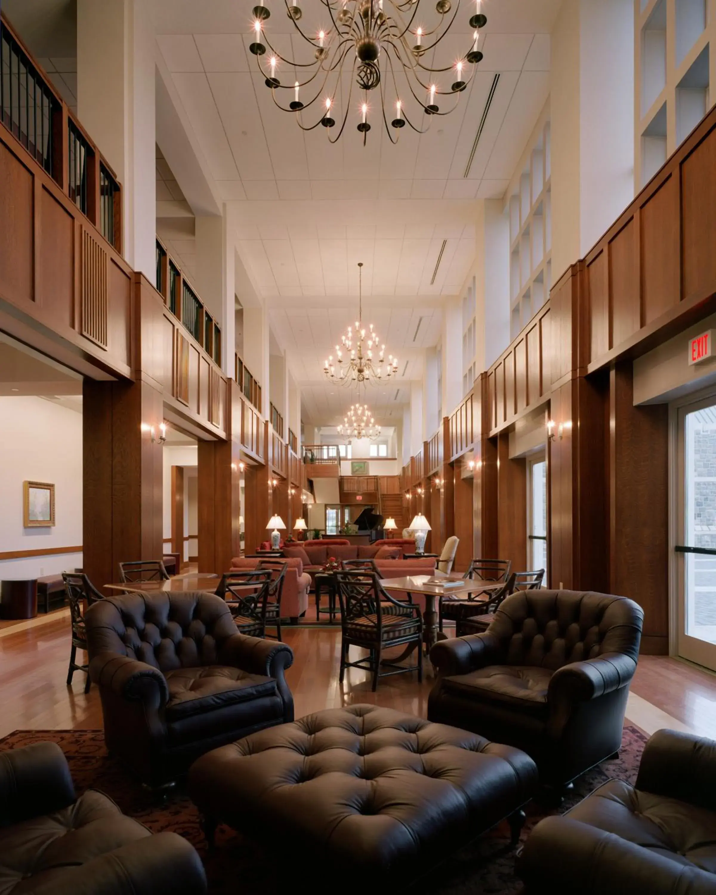 Lobby or reception in The Inn at Virginia Tech - On Campus Lobby or reception in The Inn at Virginia Tech - On Campus