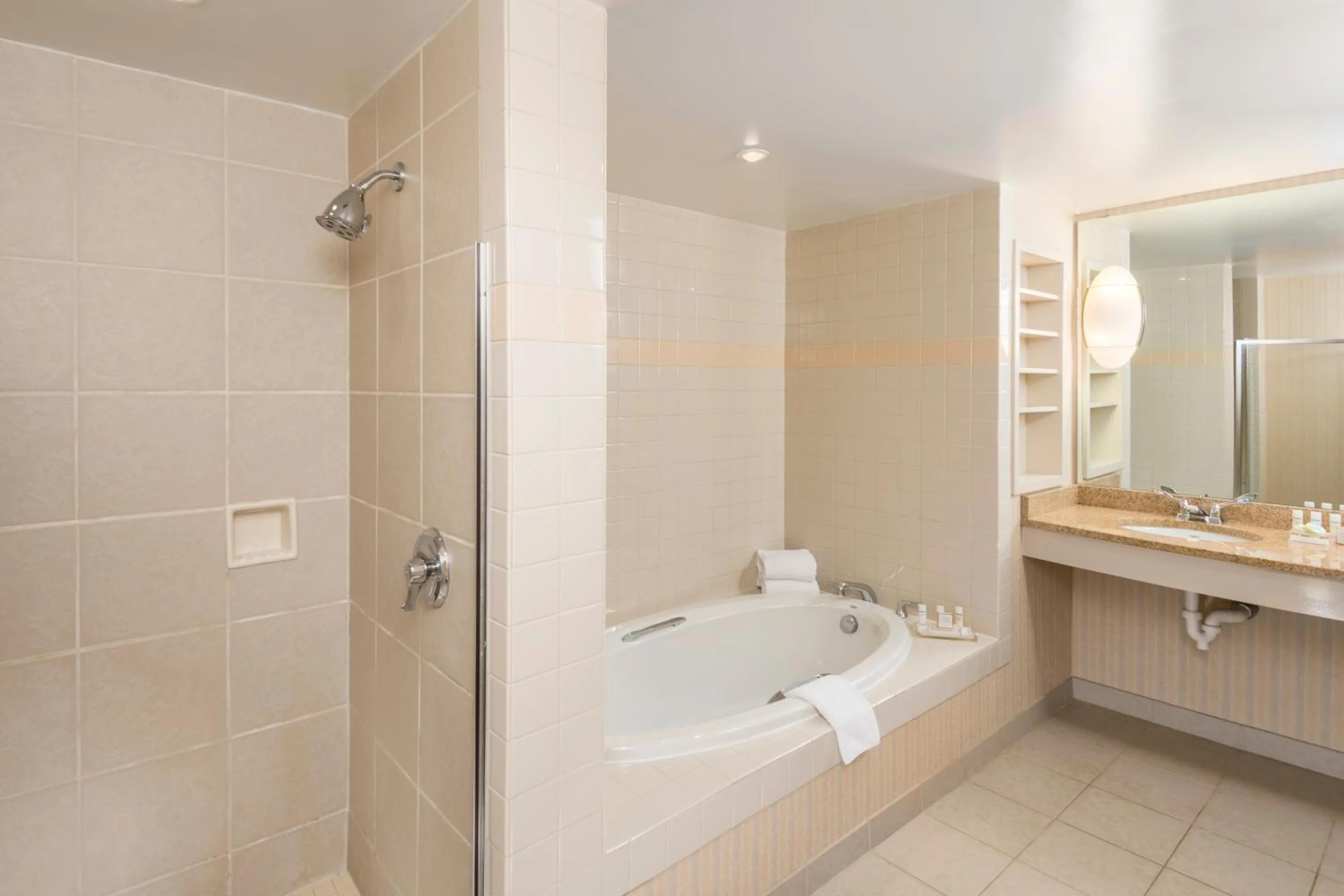 Shower in The Inn at Virginia Tech - On Campus