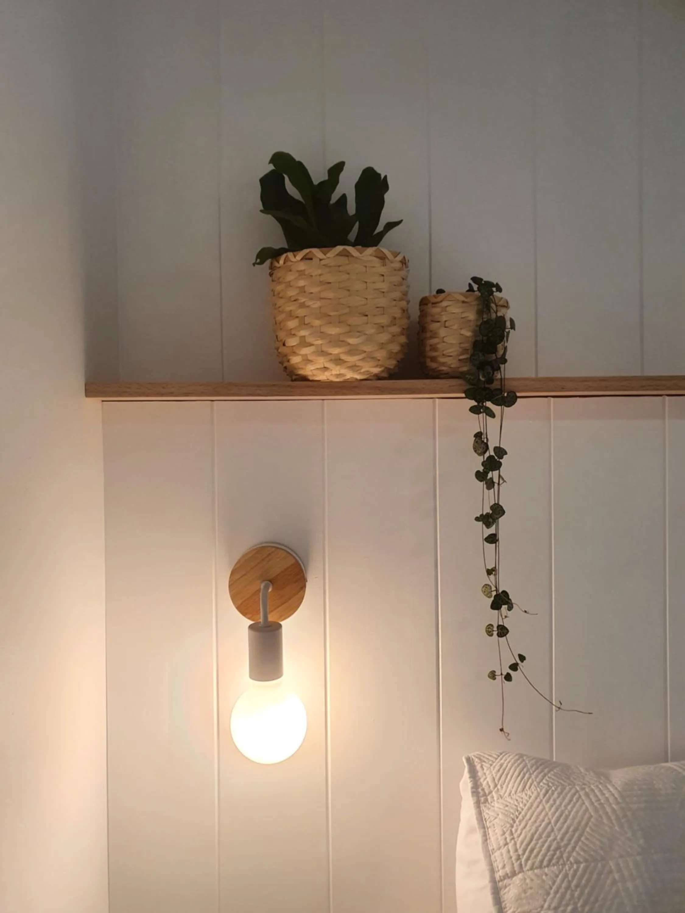 Bed in Saltwater Apartments