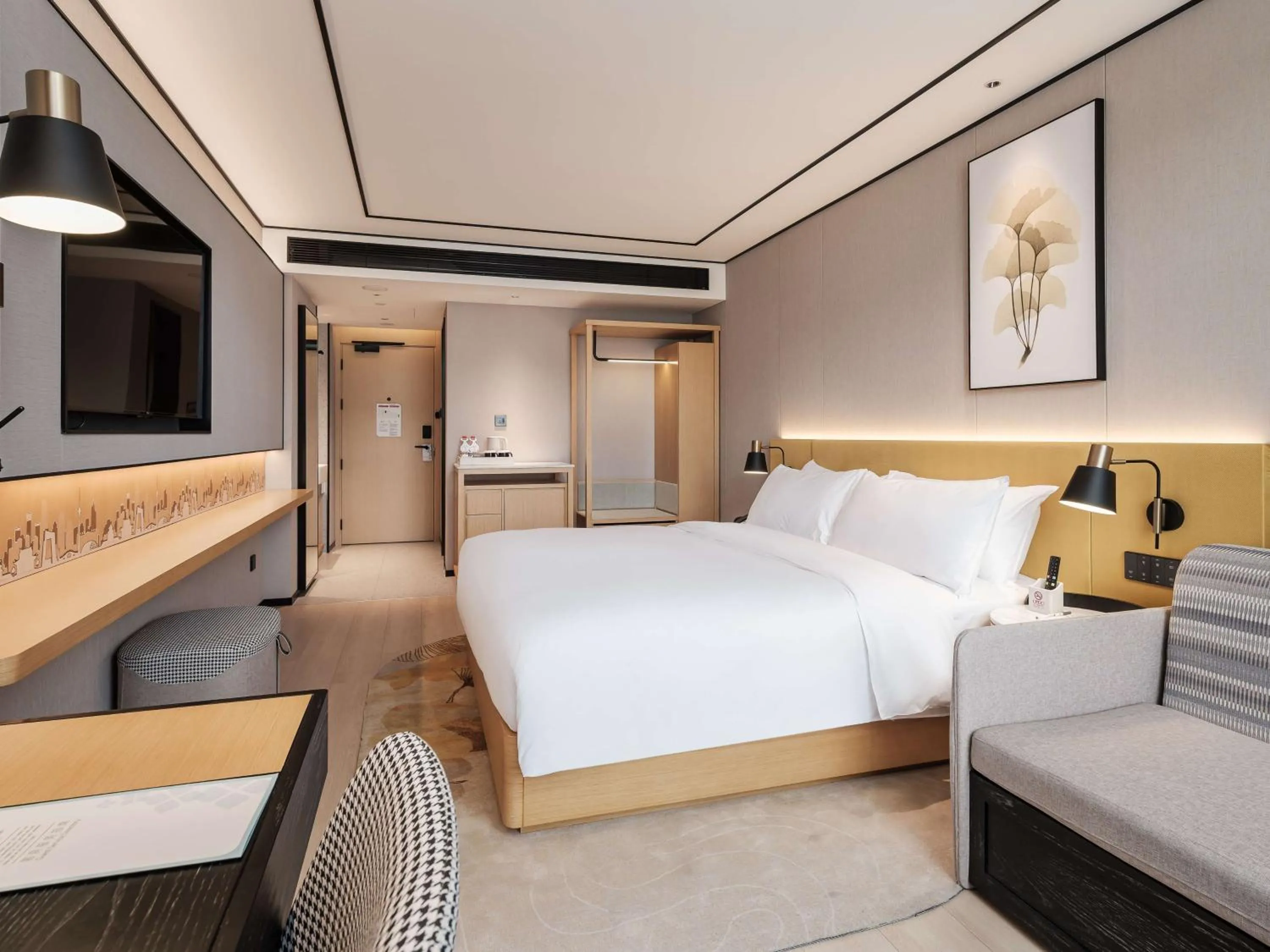 Bedroom, Bed in Hilton Garden Inn Beijing Temple Of Heaven East Gate Station