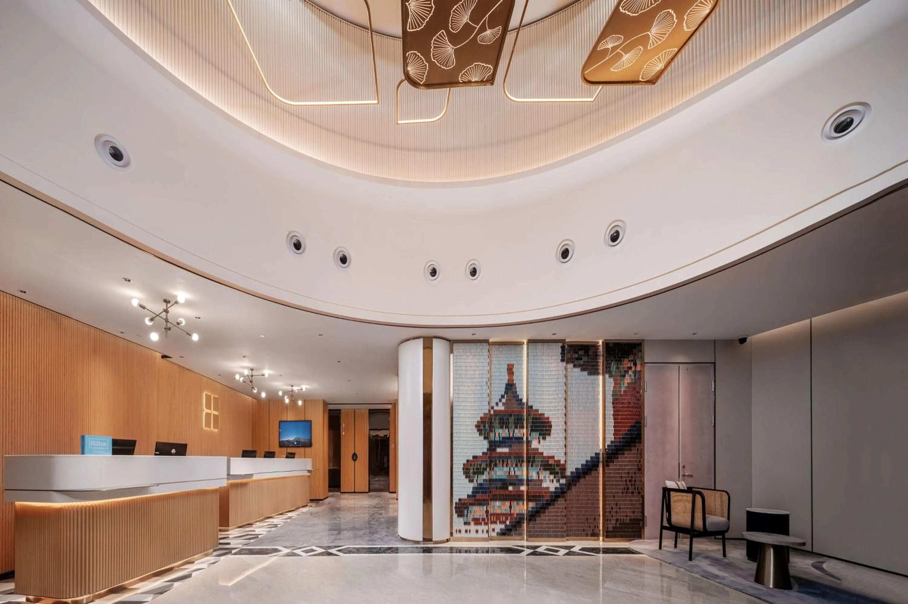 Lobby or reception in Hilton Garden Inn Beijing Temple Of Heaven East Gate Station