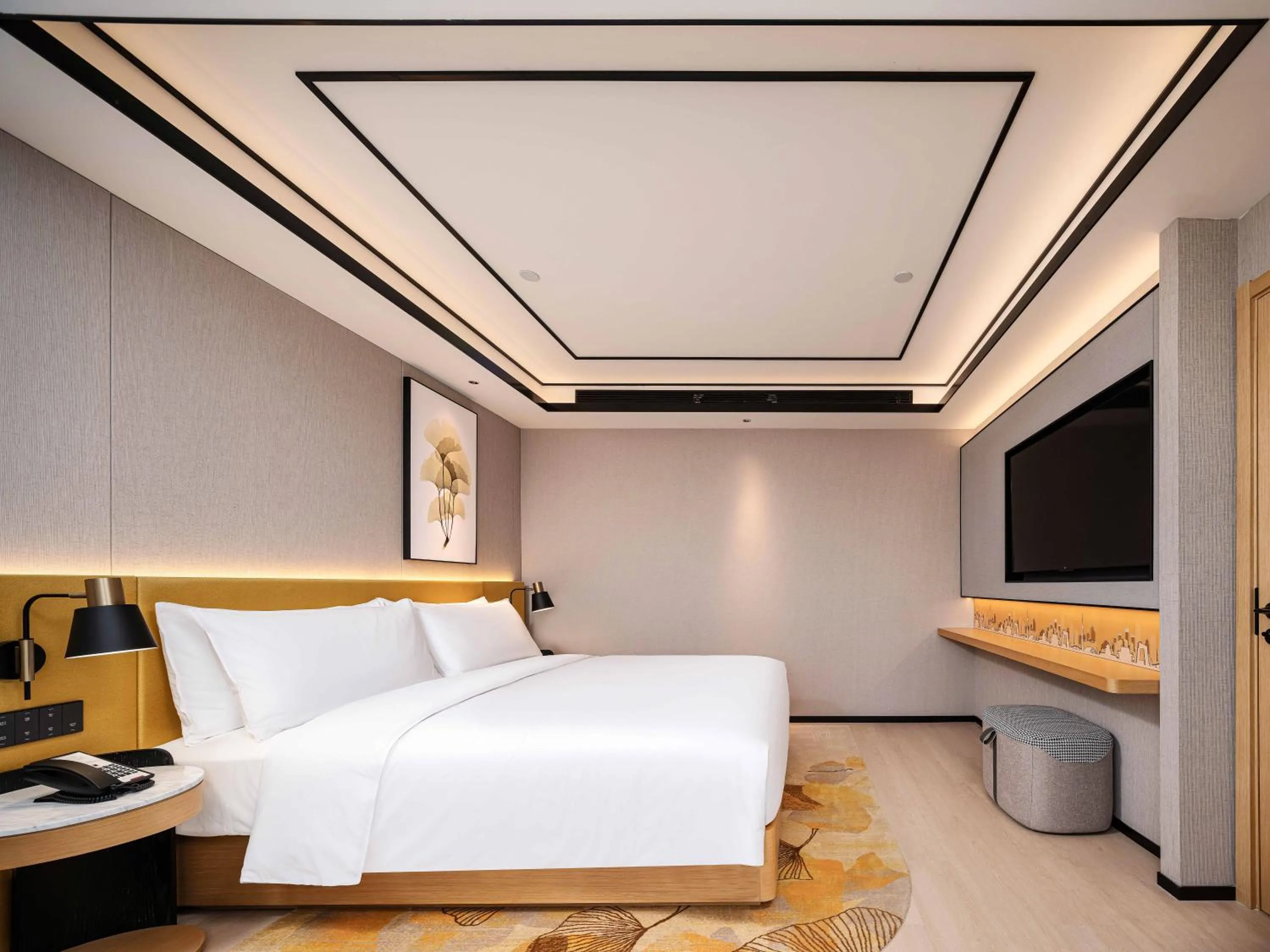 Bedroom, Bed in Hilton Garden Inn Beijing Temple Of Heaven East Gate Station