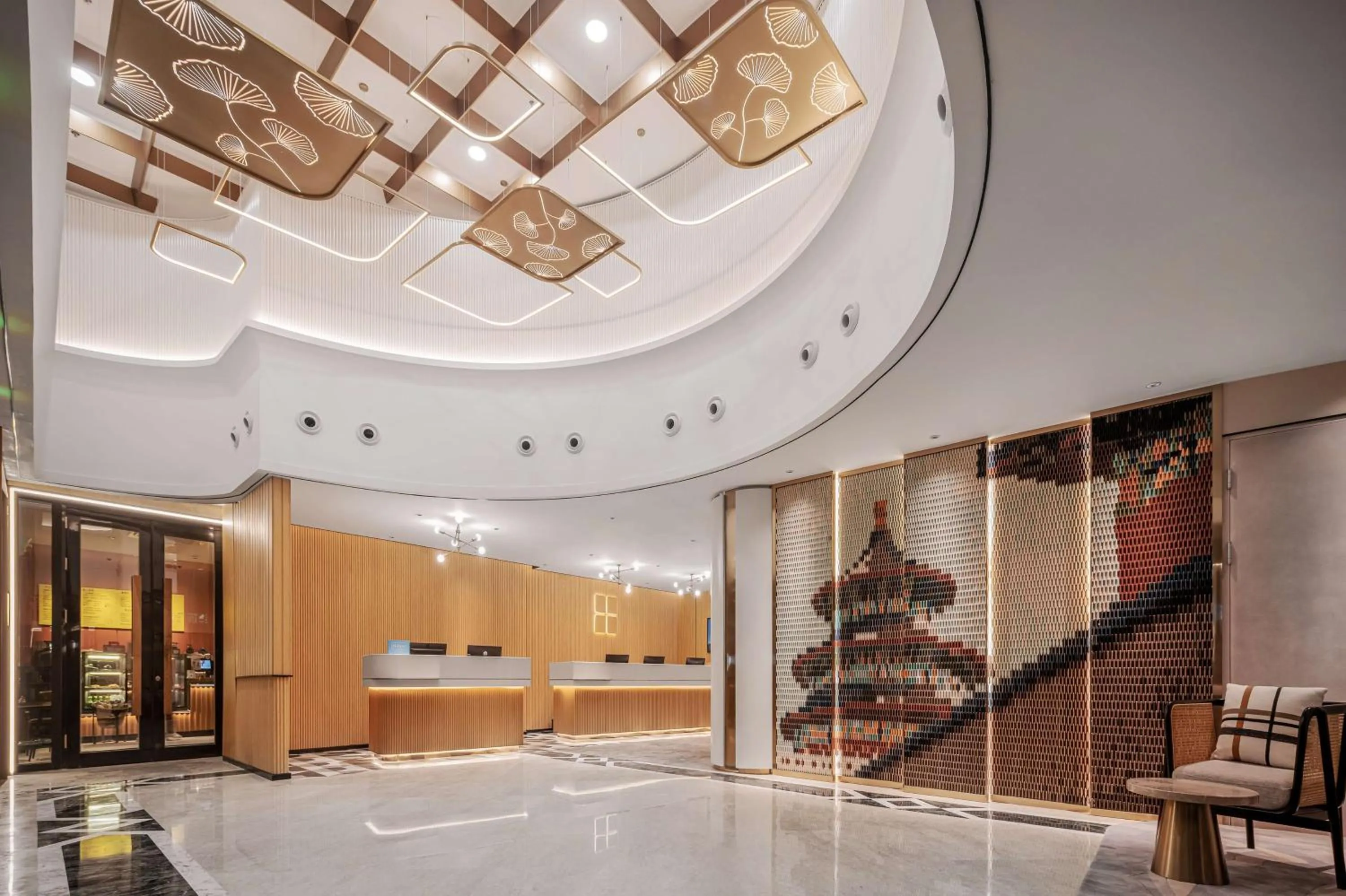 Lobby or reception in Hilton Garden Inn Beijing Temple Of Heaven East Gate Station