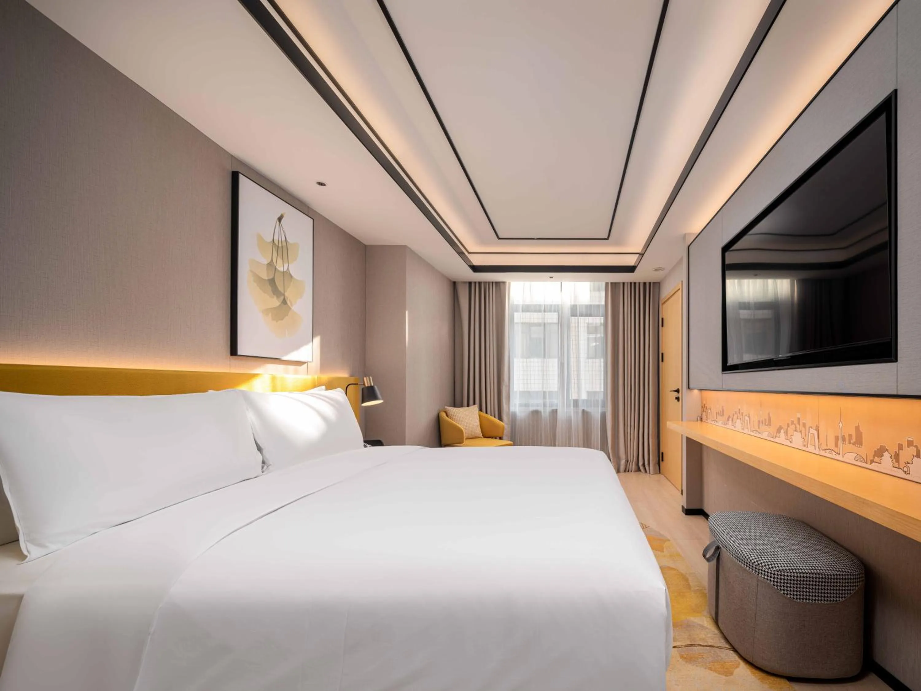 Bedroom, Bed in Hilton Garden Inn Beijing Temple Of Heaven East Gate Station