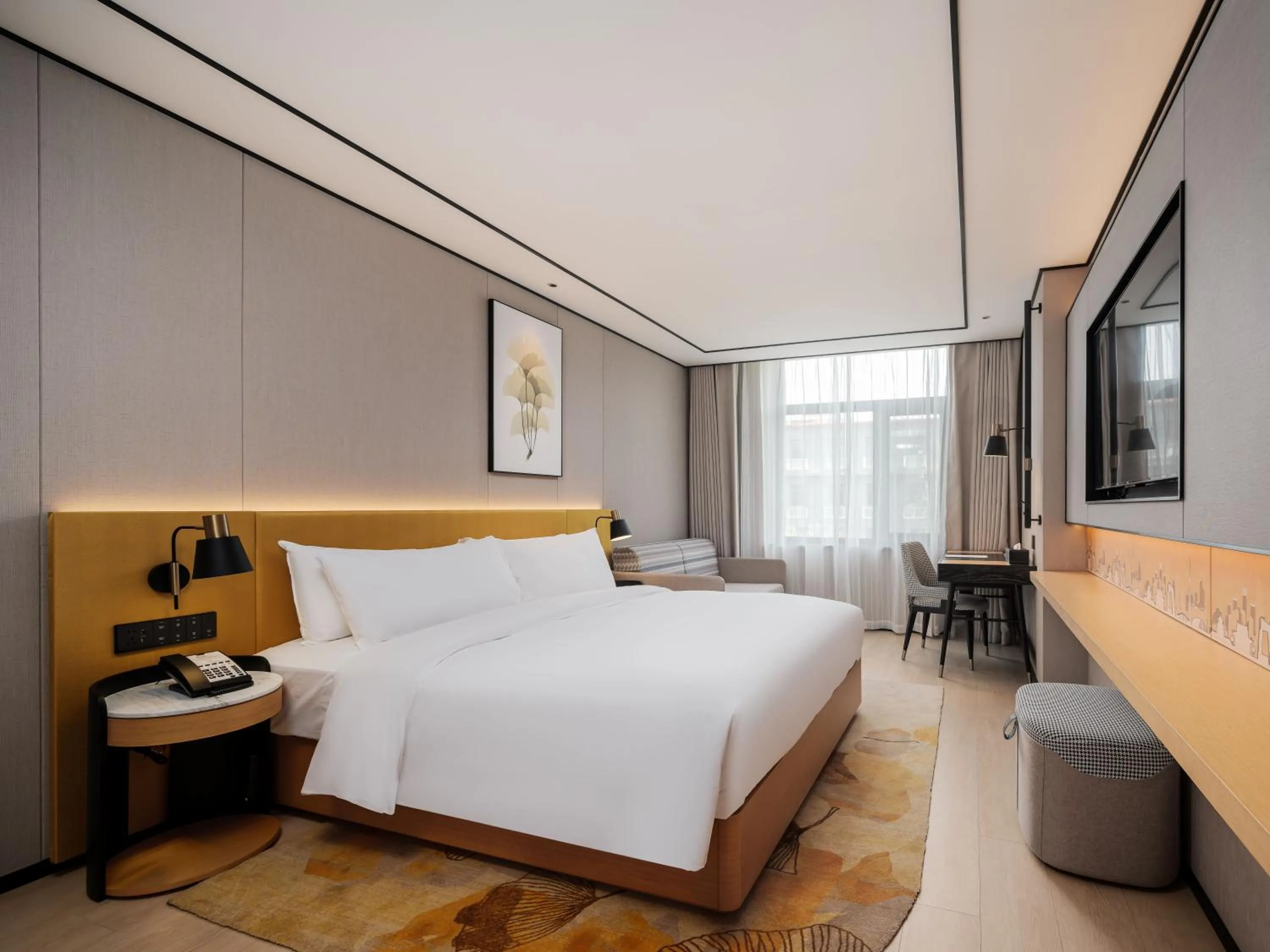 Bed in Hilton Garden Inn Beijing Temple Of Heaven East Gate Station