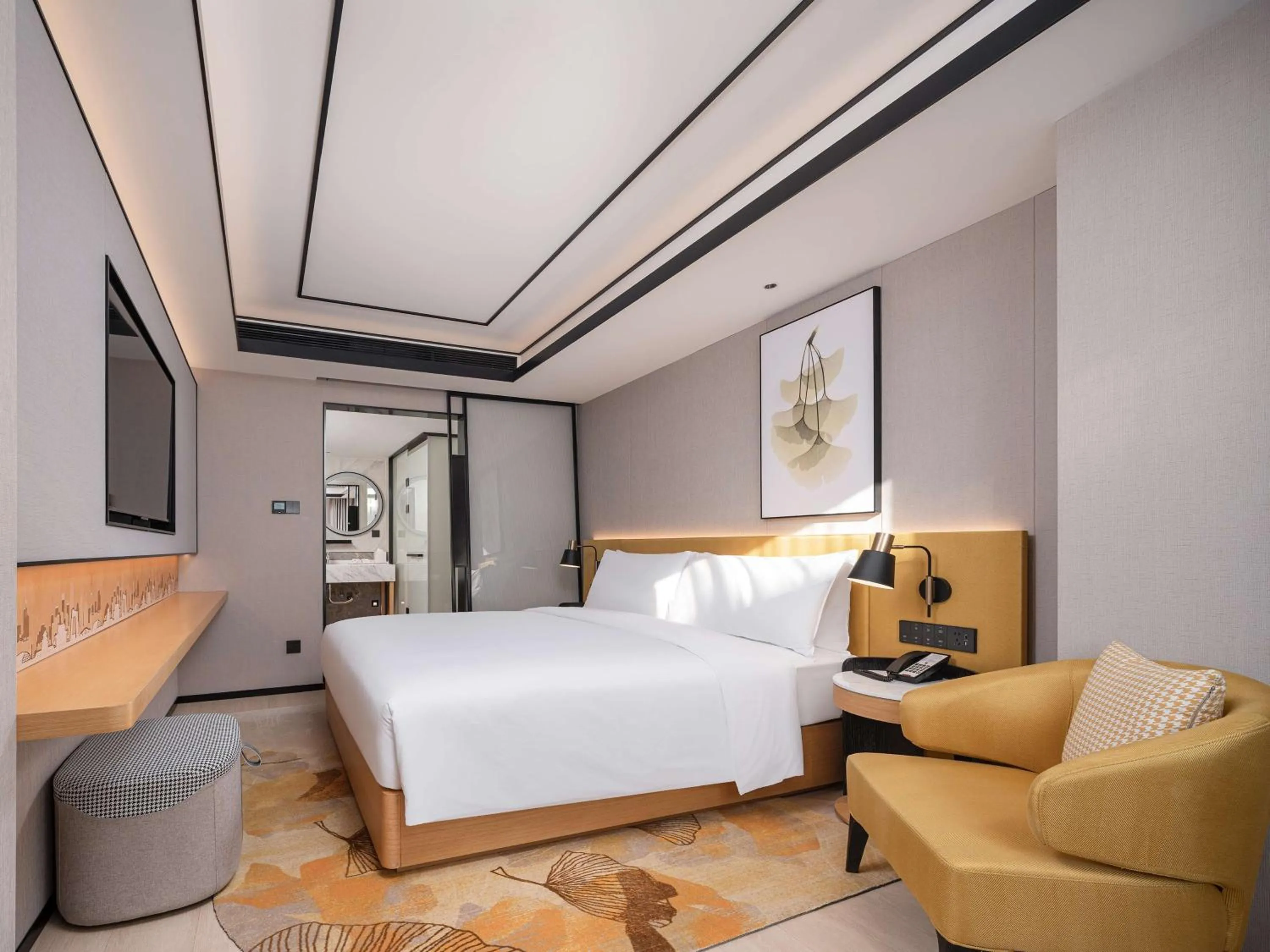 Bed in Hilton Garden Inn Beijing Temple Of Heaven East Gate Station