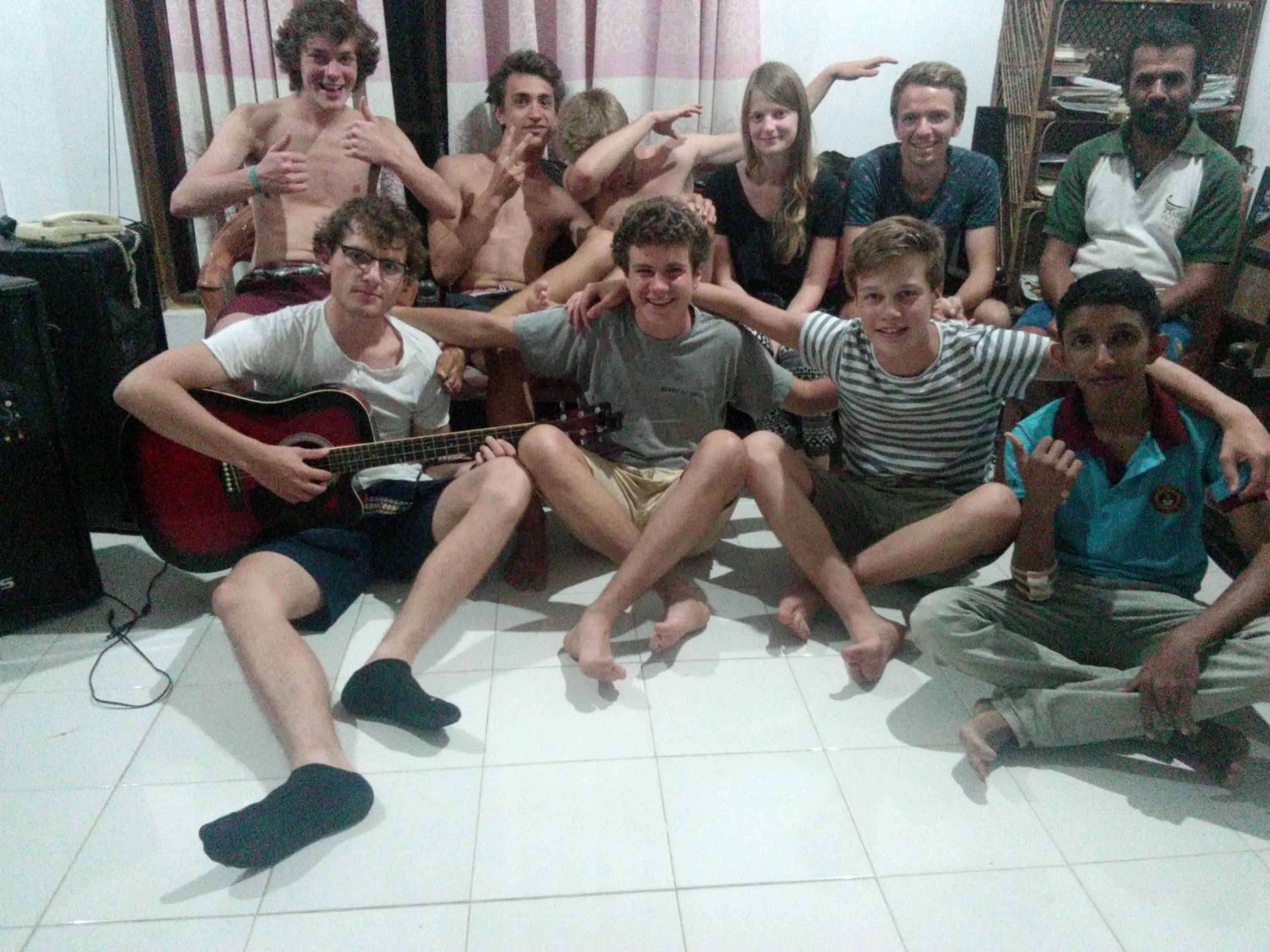 People in Jayaru Guest House
