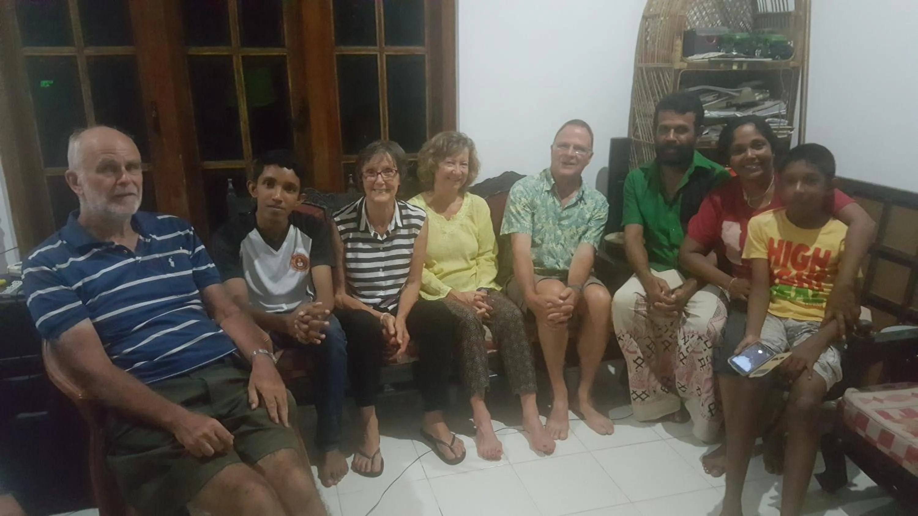 group of guests in Jayaru Guest House