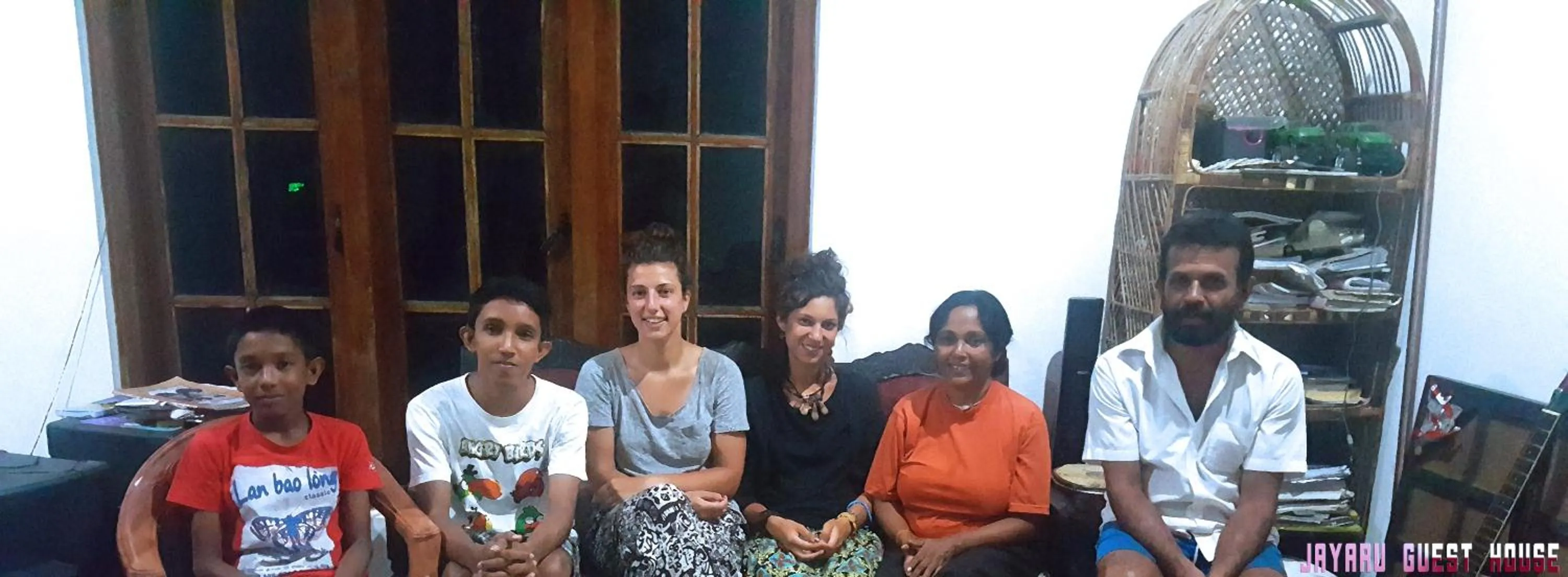 People in Jayaru Guest House
