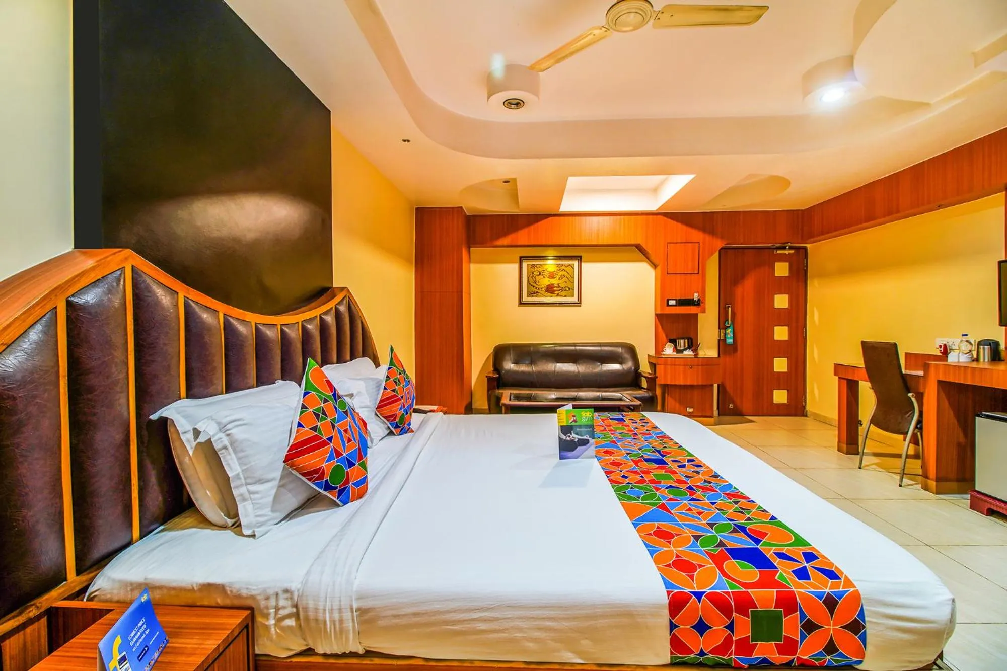 Bedroom, Bed in FabHotel Palash Residency Ranchi Railway Station