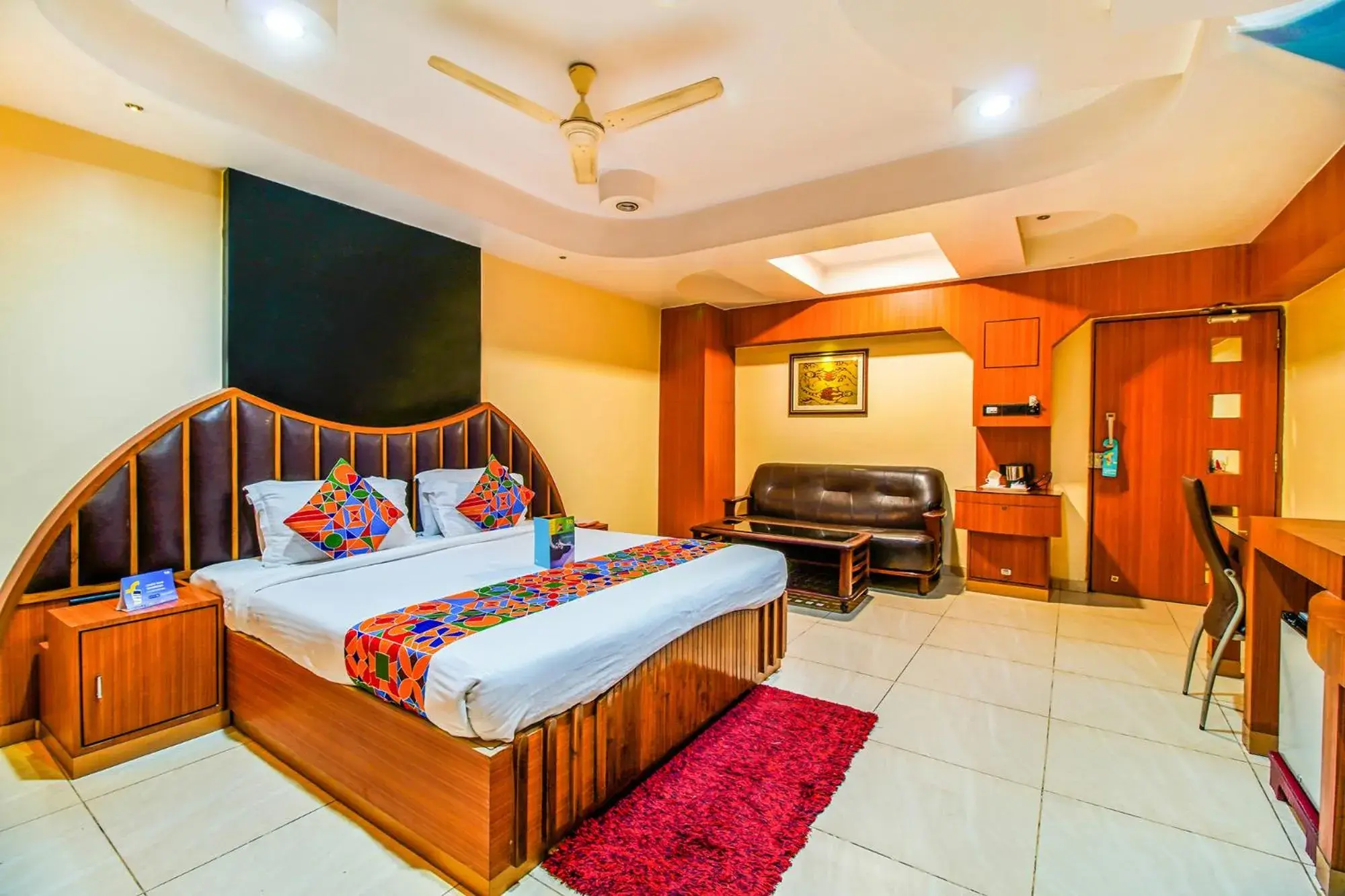 Bedroom, Bed in FabHotel Palash Residency Ranchi Railway Station Bedroom, Bed in FabHotel Palash Residency Ranchi Railway Station