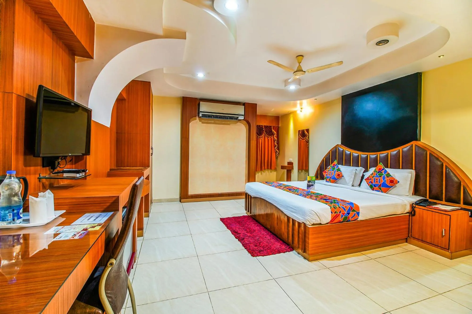 Bedroom, Bed in FabHotel Palash Residency Ranchi Railway Station