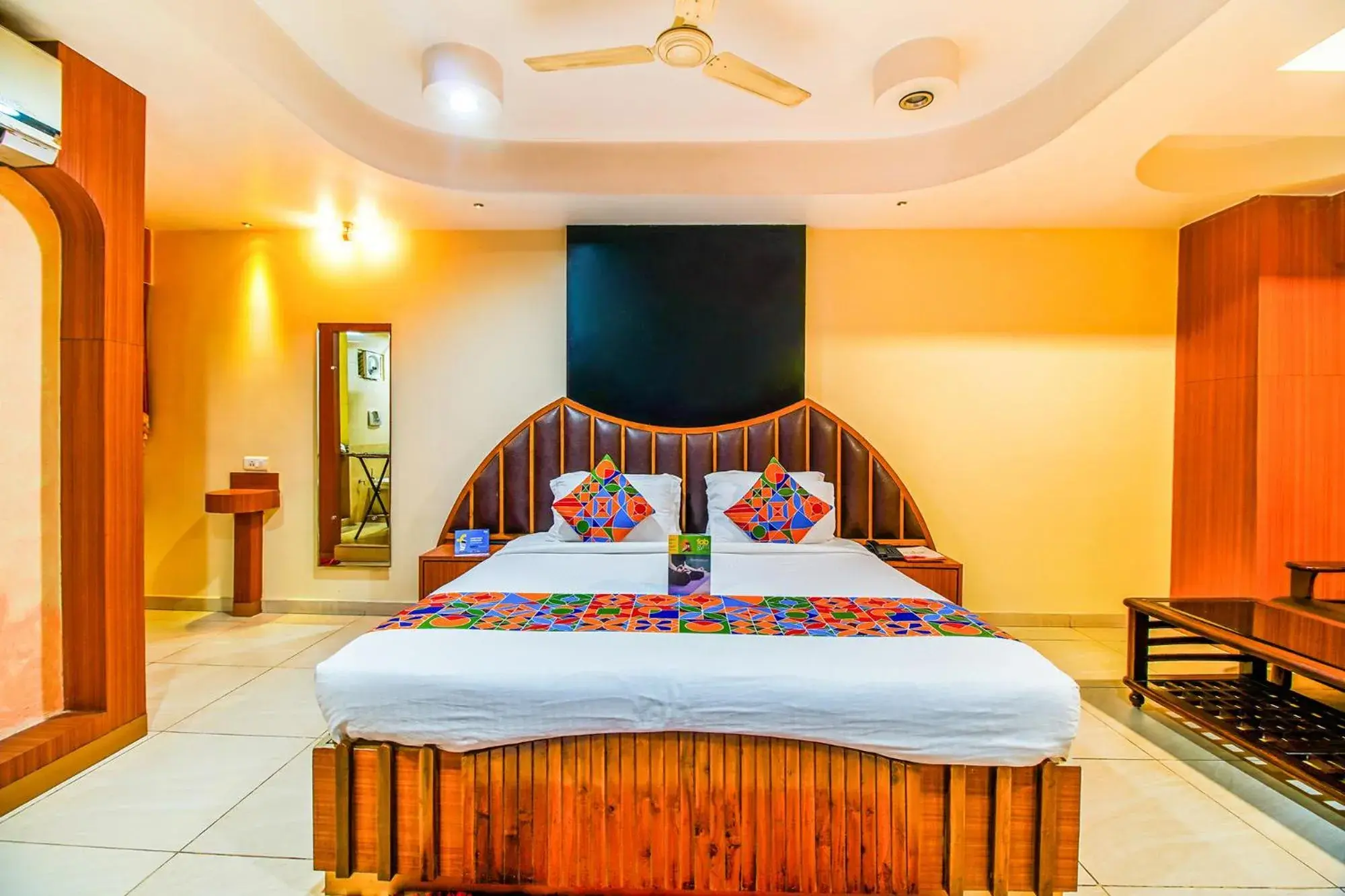 Bedroom, Bed in FabHotel Palash Residency Ranchi Railway Station Bedroom, Bed in FabHotel Palash Residency Ranchi Railway Station