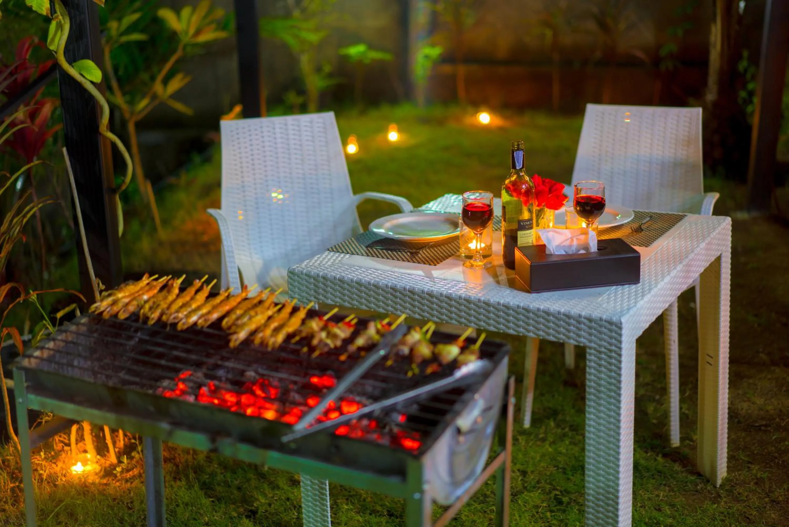 BBQ facilities in Chalong - 4 Bedroom Private Pool Villa - Phuket