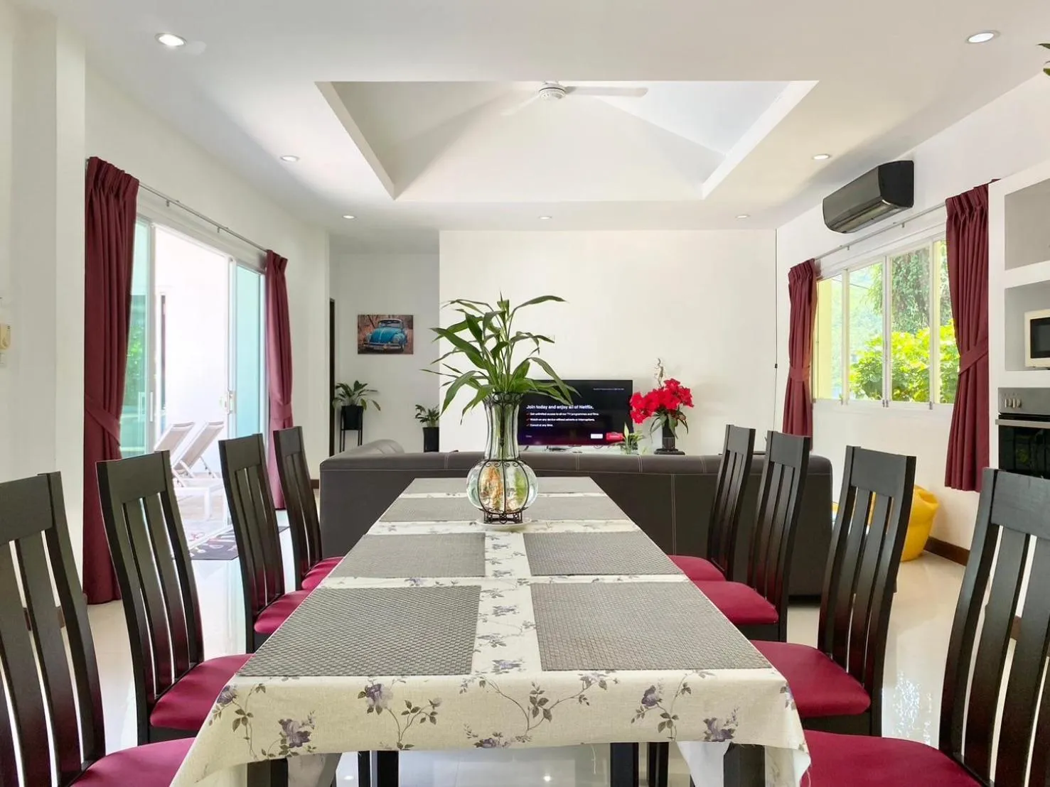 TV and multimedia in Chalong - 4 Bedroom Private Pool Villa - Phuket