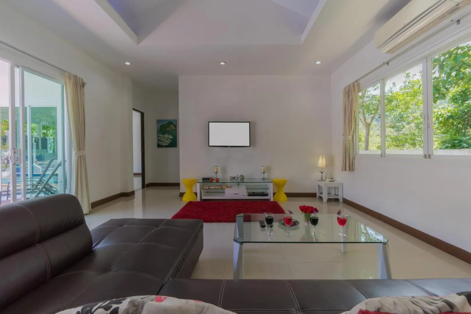 TV and multimedia in Chalong - 4 Bedroom Private Pool Villa - Phuket