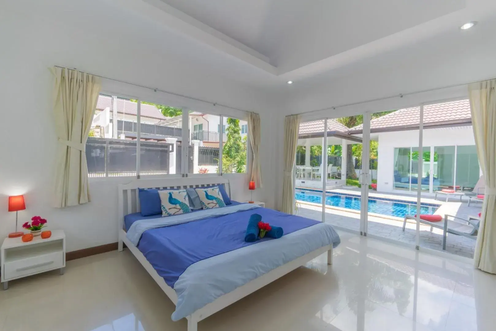 Bedroom in Chalong - 4 Bedroom Private Pool Villa - Phuket Bedroom in Chalong - 4 Bedroom Private Pool Villa - Phuket