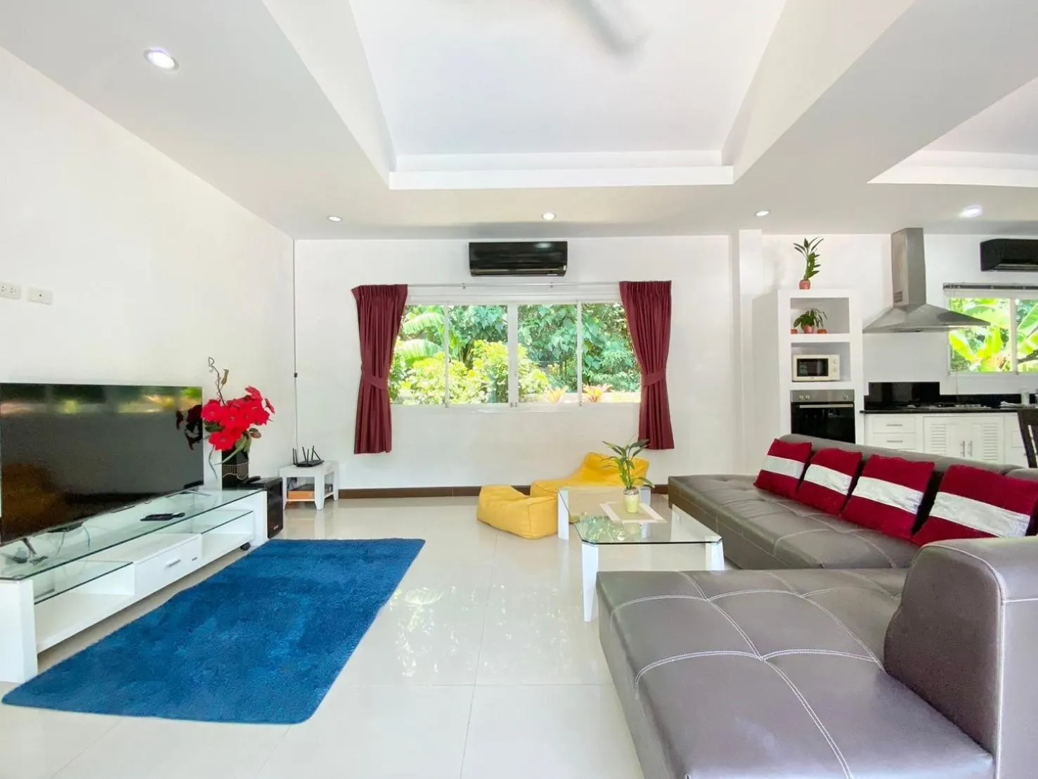 TV and multimedia in Chalong - 4 Bedroom Private Pool Villa - Phuket