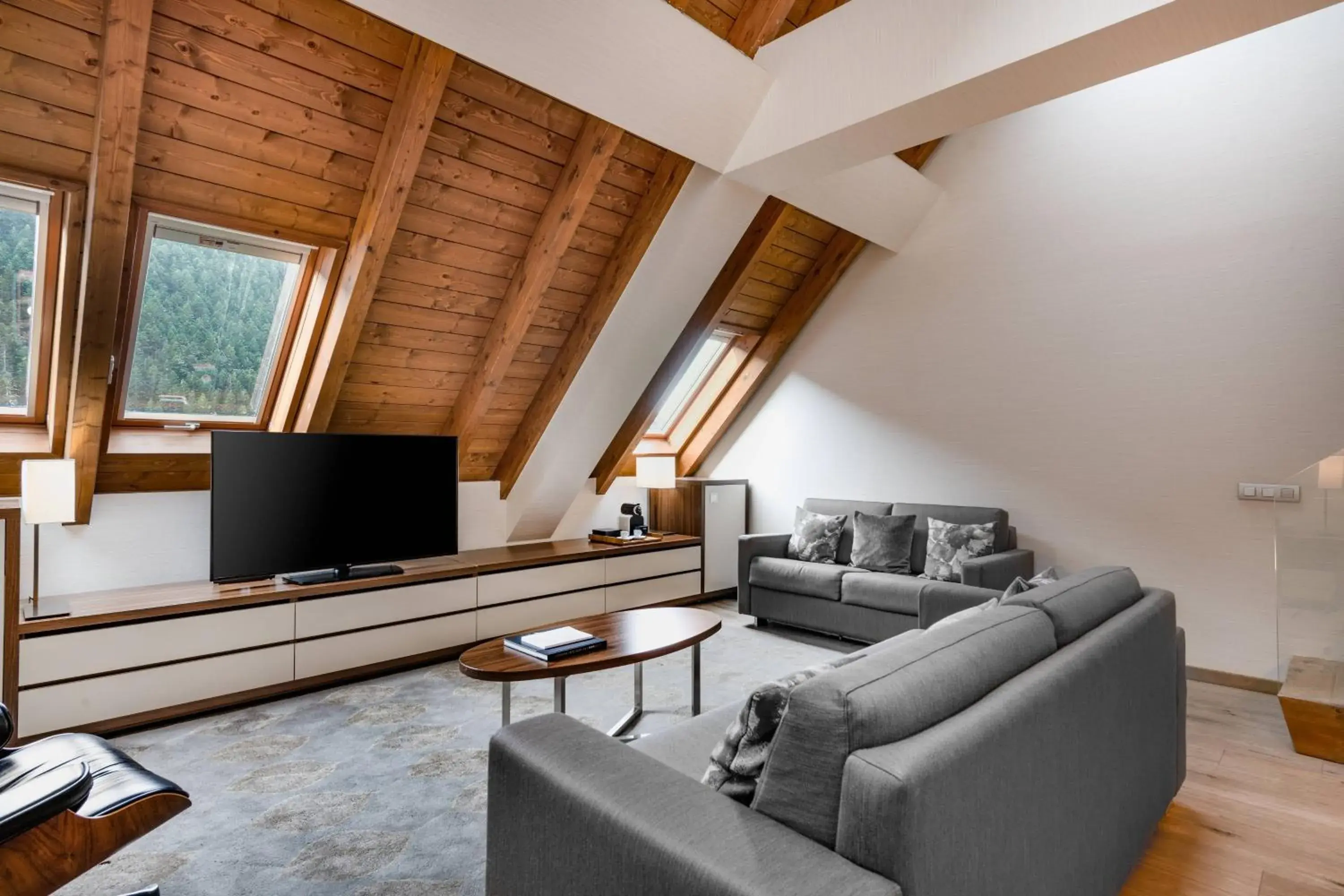 Living room in Hotel AC Baqueira Ski Resort, Autograph Collection Living room in Hotel AC Baqueira Ski Resort, Autograph Collection