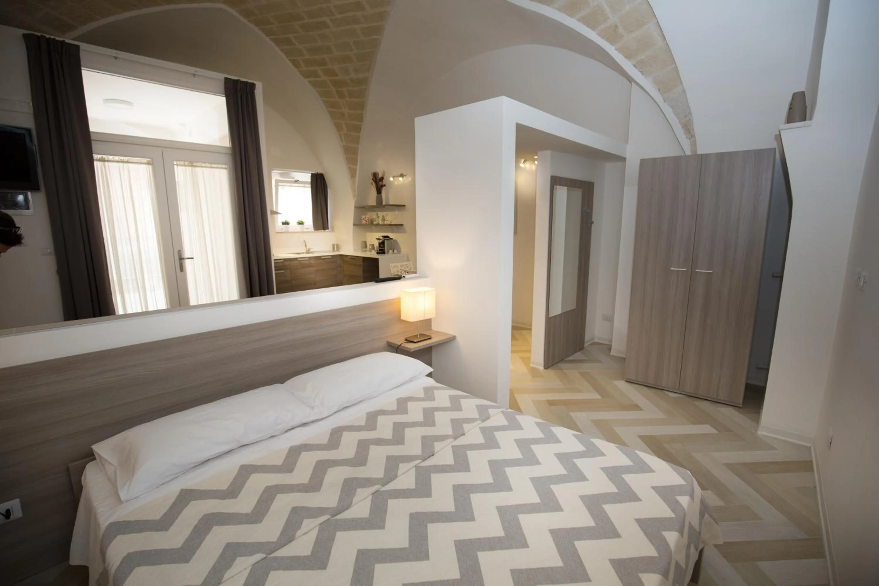 View (from property/room), Bed in B&B Marco Polo 16