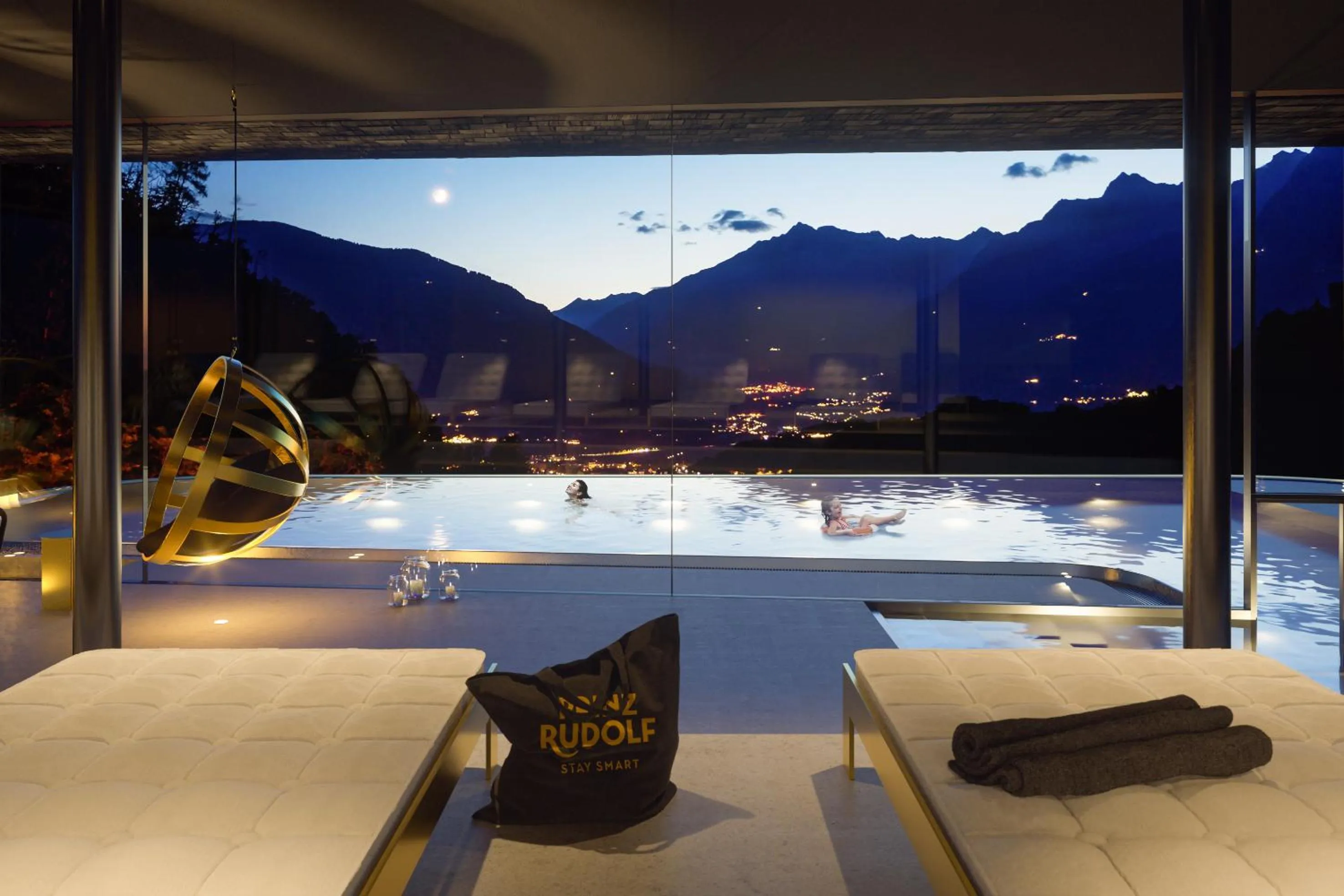 Swimming pool in Prinz Rudolf Smart Hotel