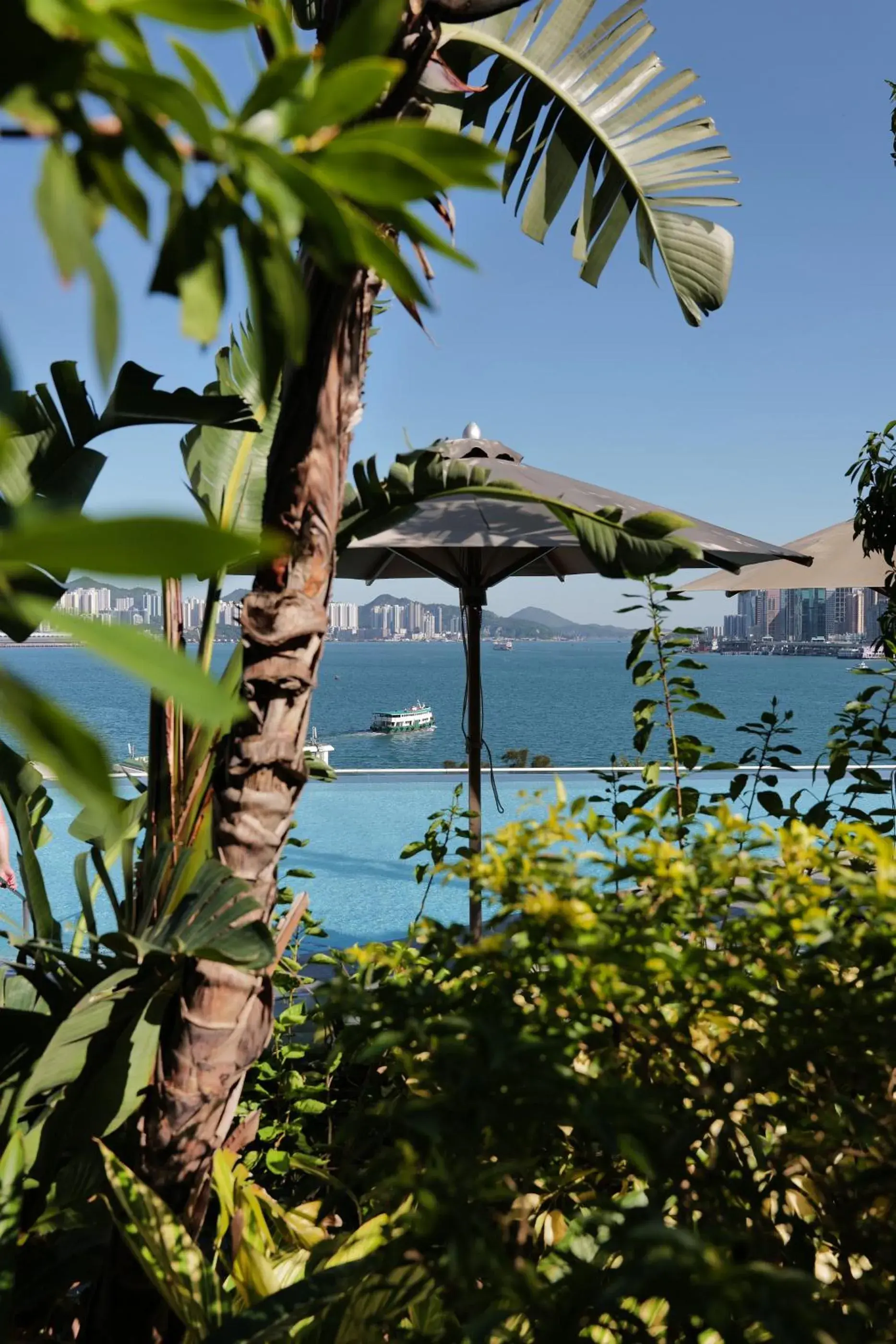 Swimming pool in Kerry Hotel Hong Kong by Shangri-la Swimming pool in Kerry Hotel Hong Kong by Shangri-la