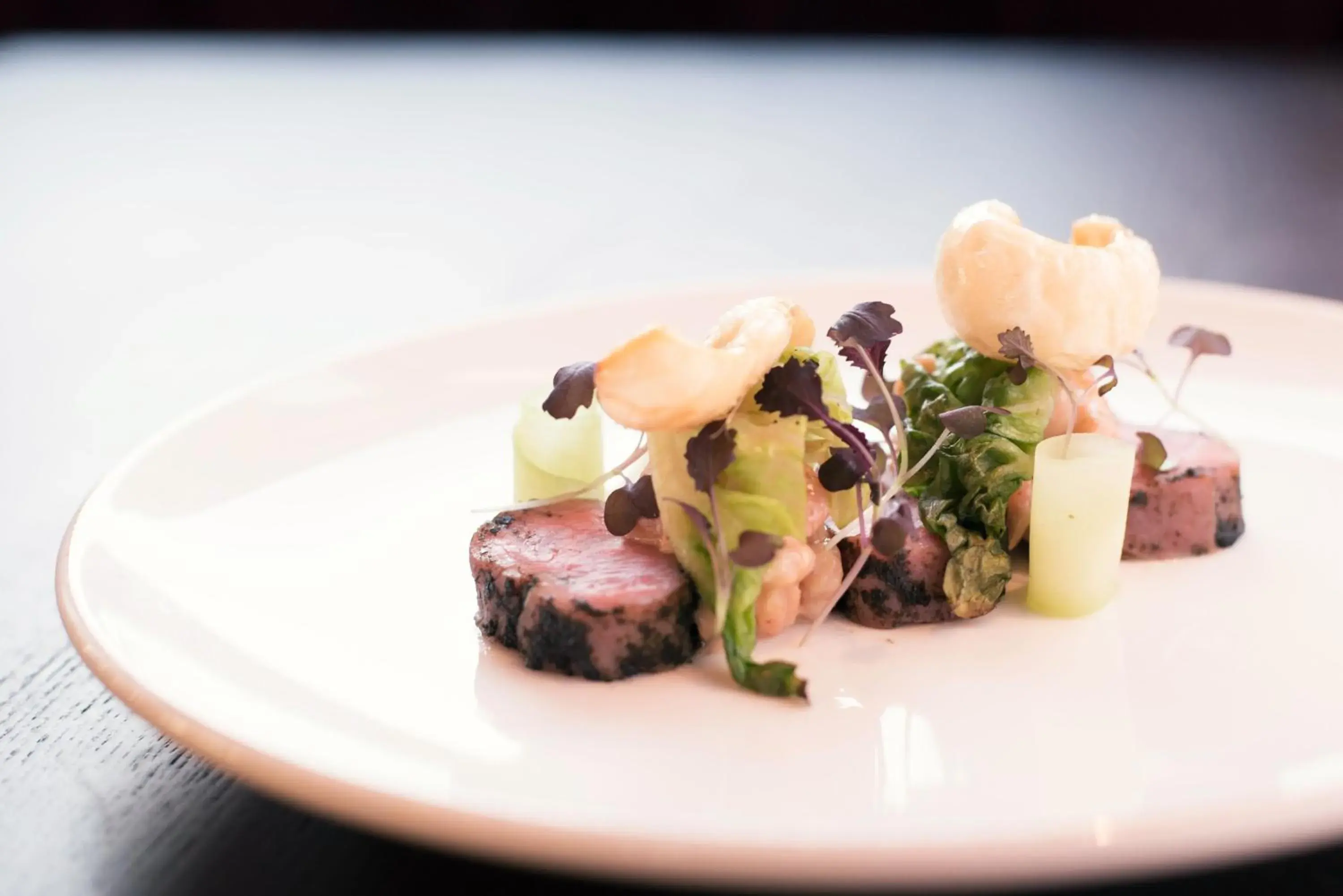 Food close-up in Montcalm Royal London House, London City Food close-up in Montcalm Royal London House, London City