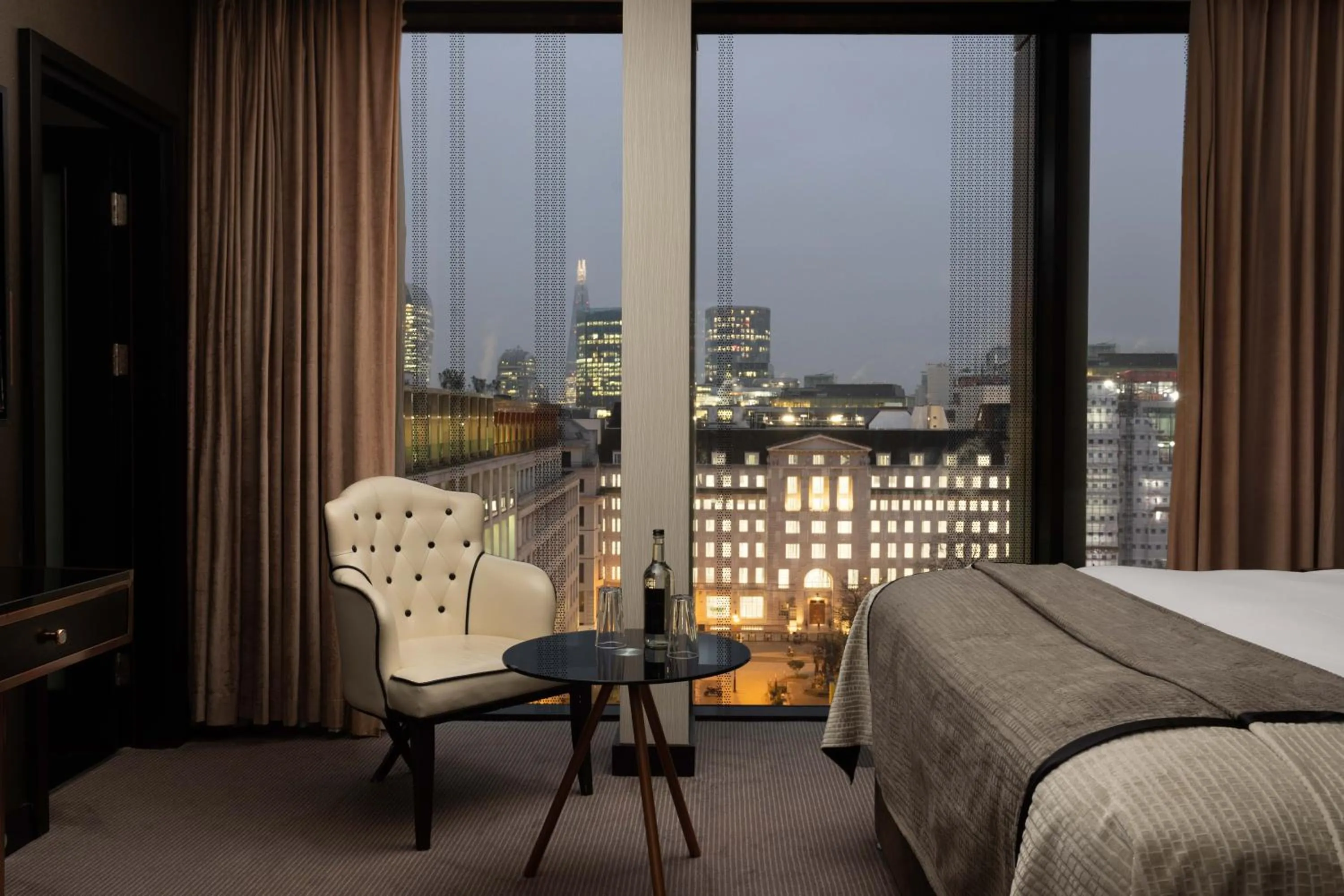 Bed in Montcalm Royal London House, Autograph Collection