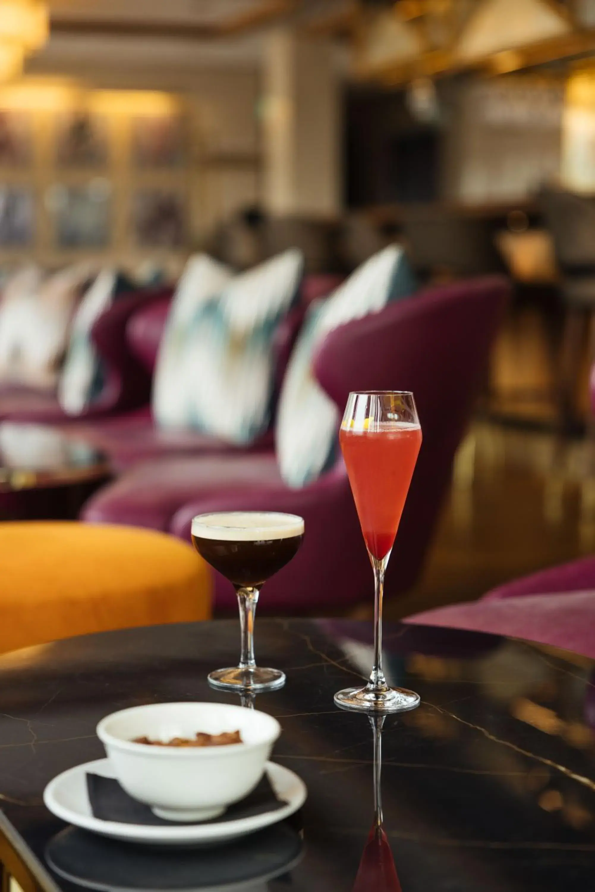 Lounge or bar in Montcalm Royal London House, London City Lounge or bar in Montcalm Royal London House, London City