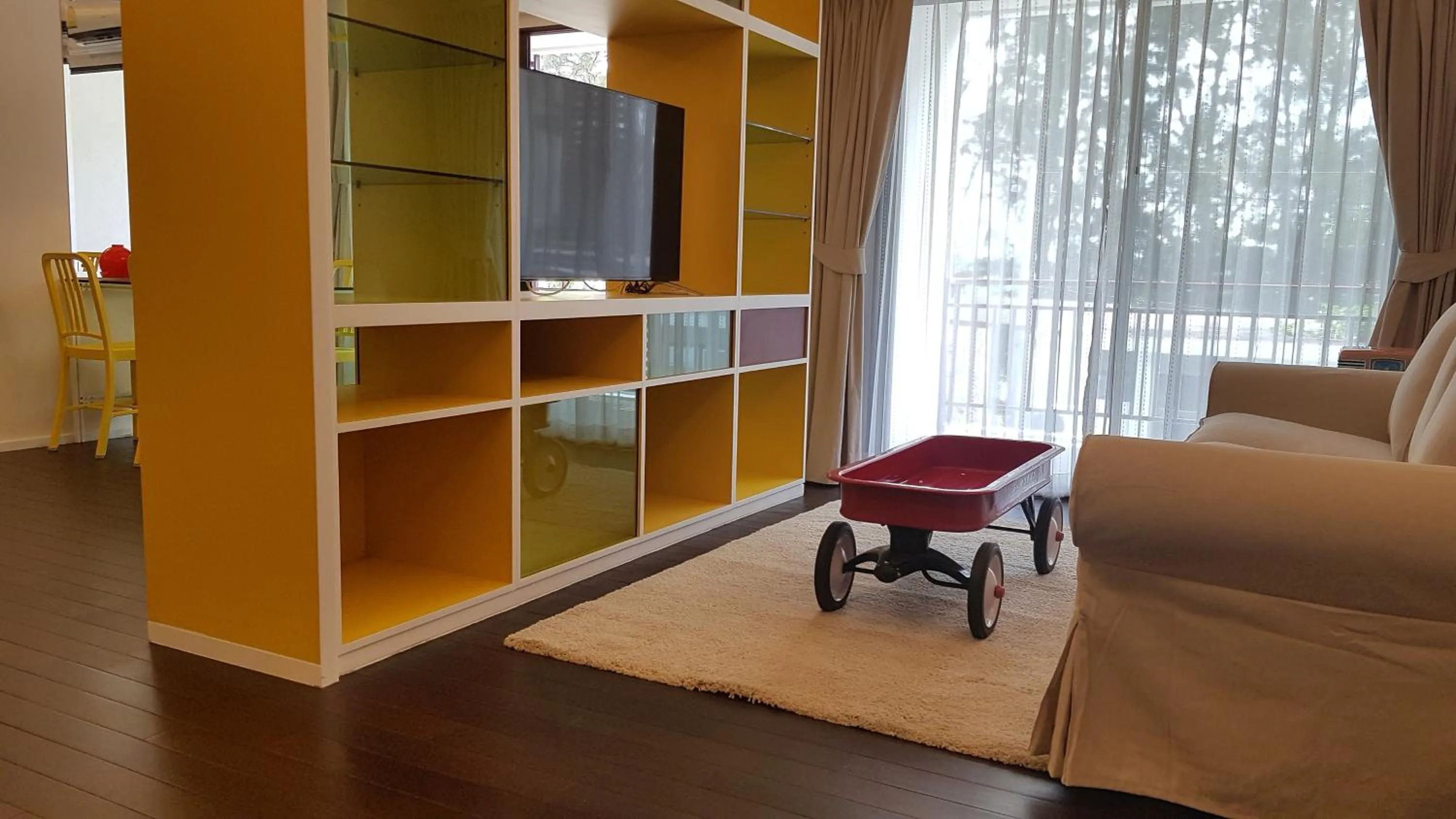 Living room in The Title Comfort Condotel